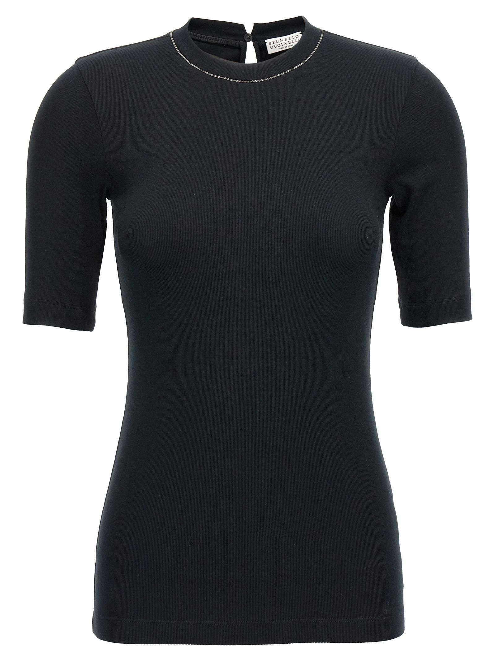 Brunello Cucinelli Monile Ribbed T-Shirt Size S / US 4 / IT 40 - 1 Thumbnail