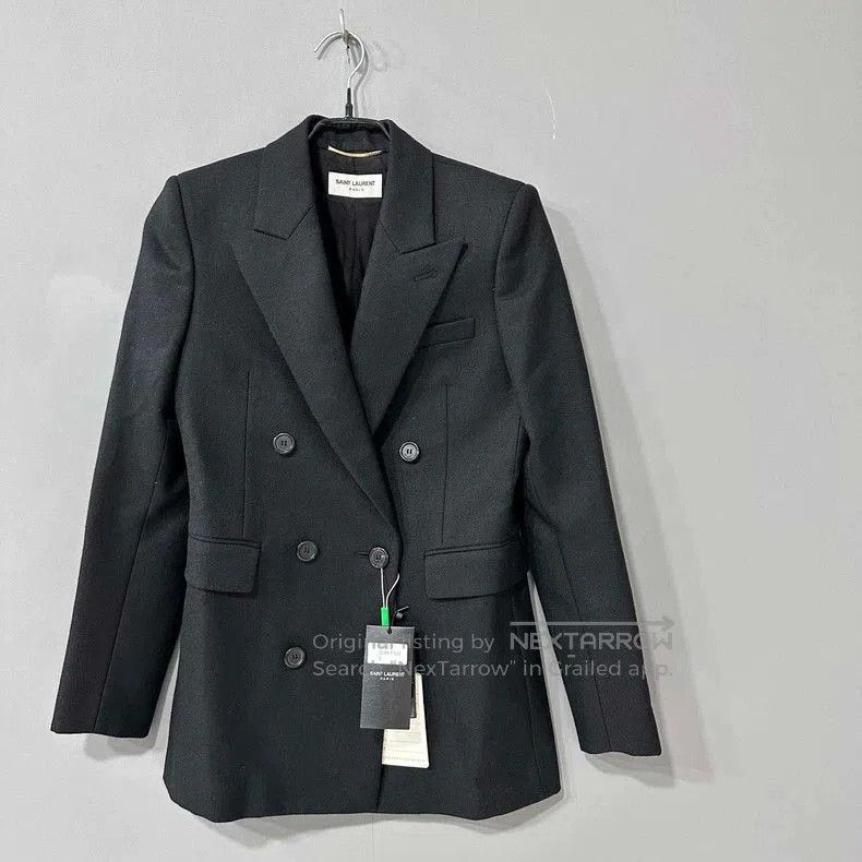 Saint Laurent Paris Saint Laurent Paris Black Blazer. Size US S / EU 44-46 / 1 - 2 Thumbnail