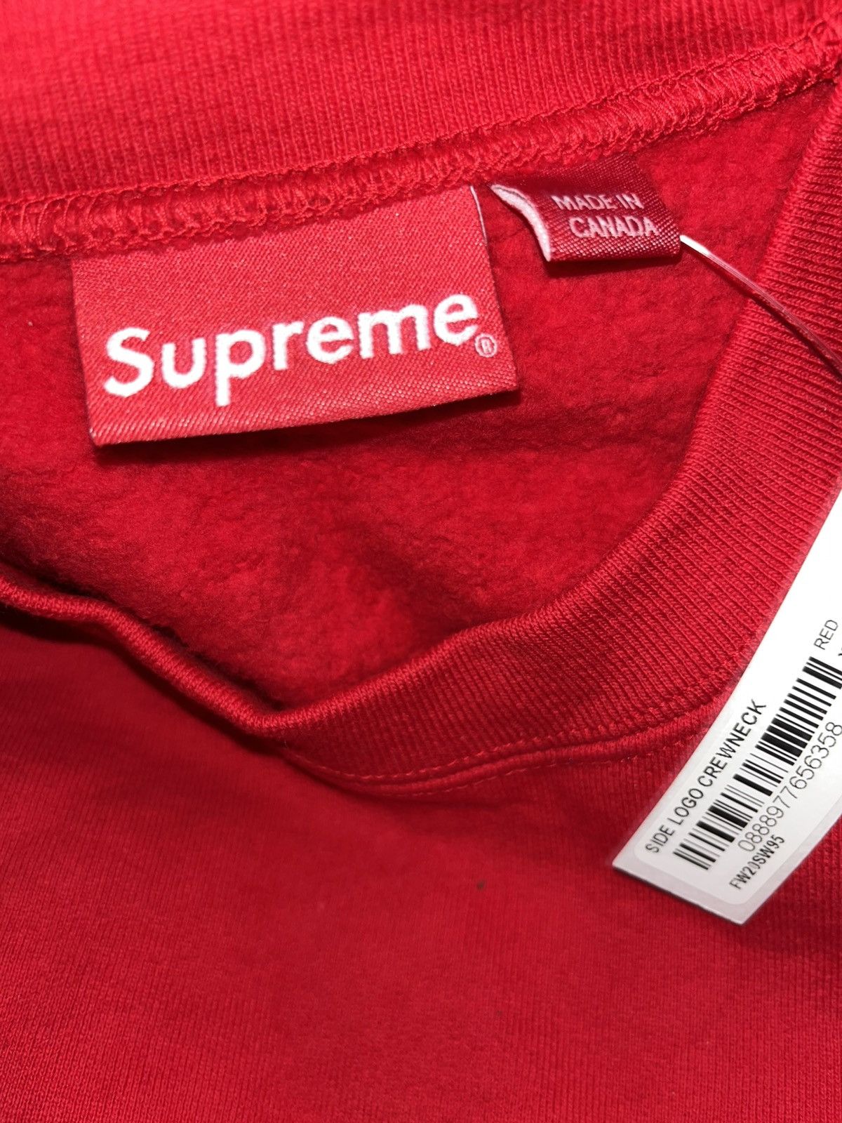 Supreme Supreme side logo crewneck Size US XL / EU 56 / 4 - 2 Thumbnail