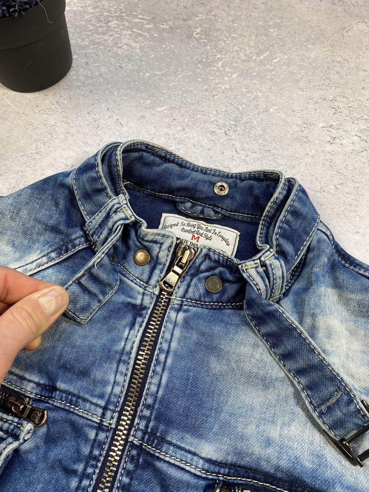 Designer × Japanese Brand Avant Garde Cipo Baxx Denim Jacket Size Medium Size US M / EU 48-50 / 2 - 7 Thumbnail