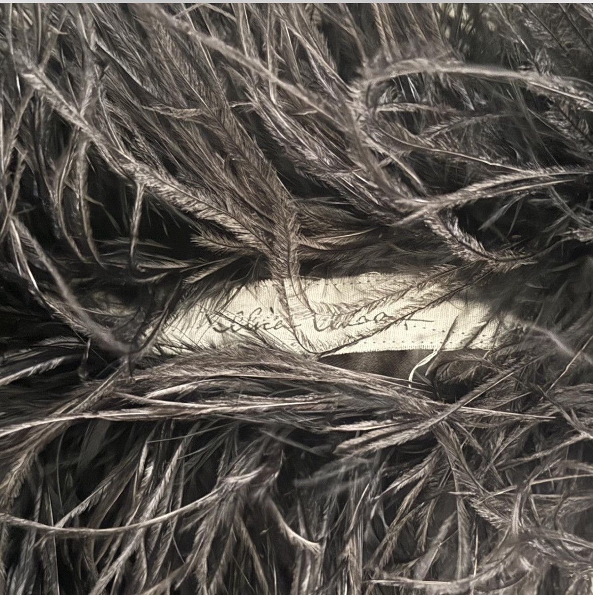 If Six Was Nine Alice Auaa Ostrich Feather Scarf Size ONE SIZE - 3 Thumbnail