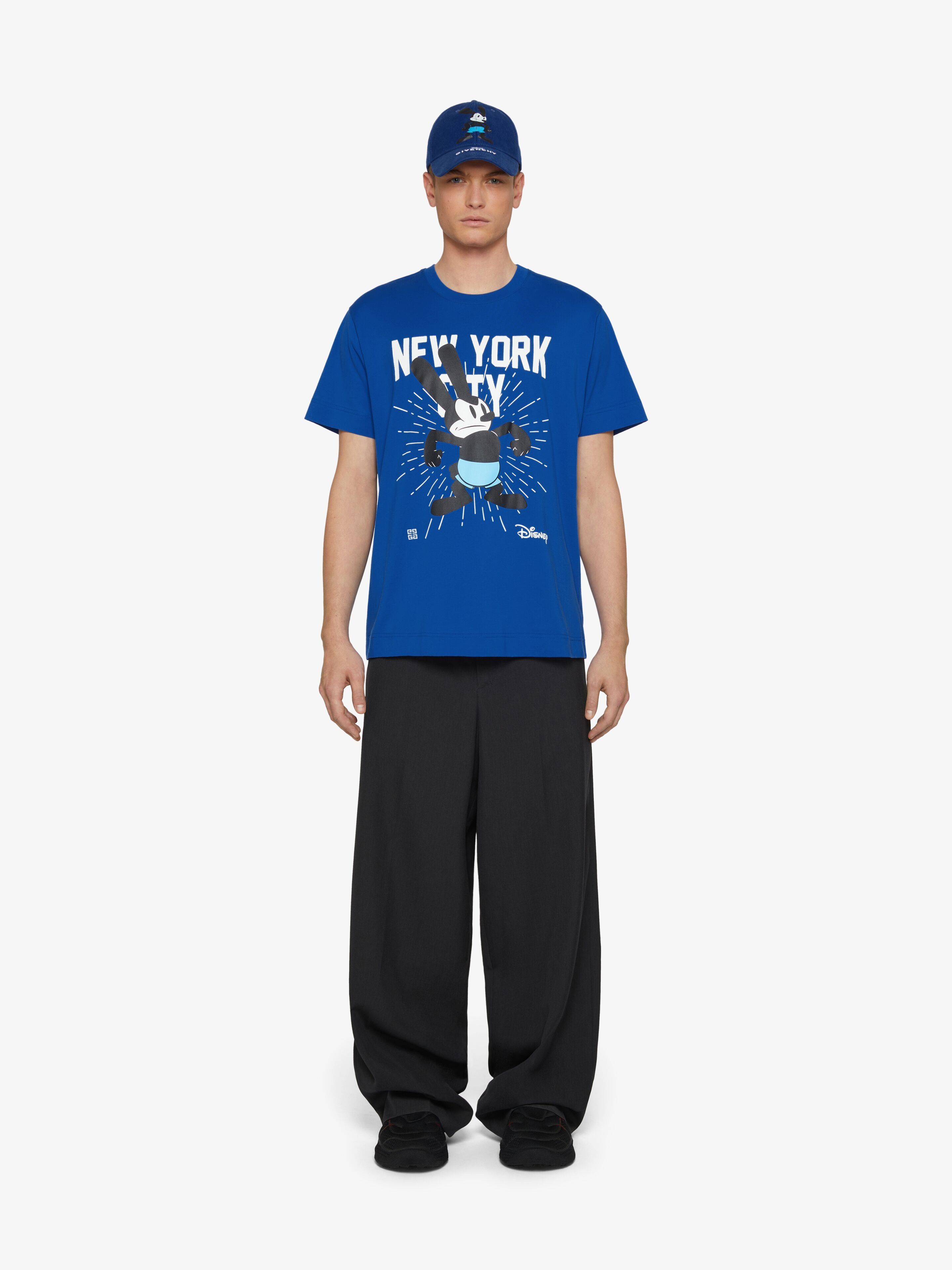 Disney × Givenchy Blue Oswald New York City Embroidered Logo T-shirt Size XS / US 0-2 / IT 36-38 - 2 Thumbnail