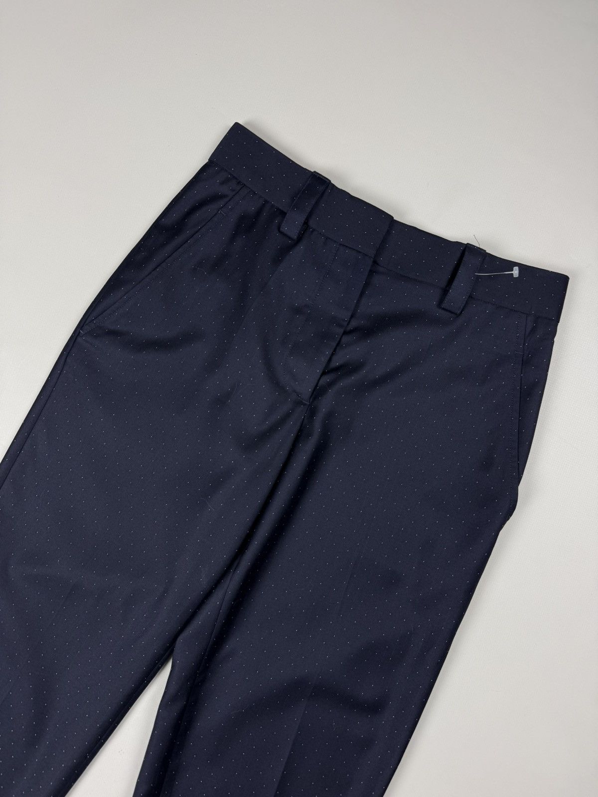 Acne Studios Acne Studios Trea Dot Suit Cropped Wool Dress Pants Trousers Size 25" / US 0 / IT 36 - 2 Thumbnail