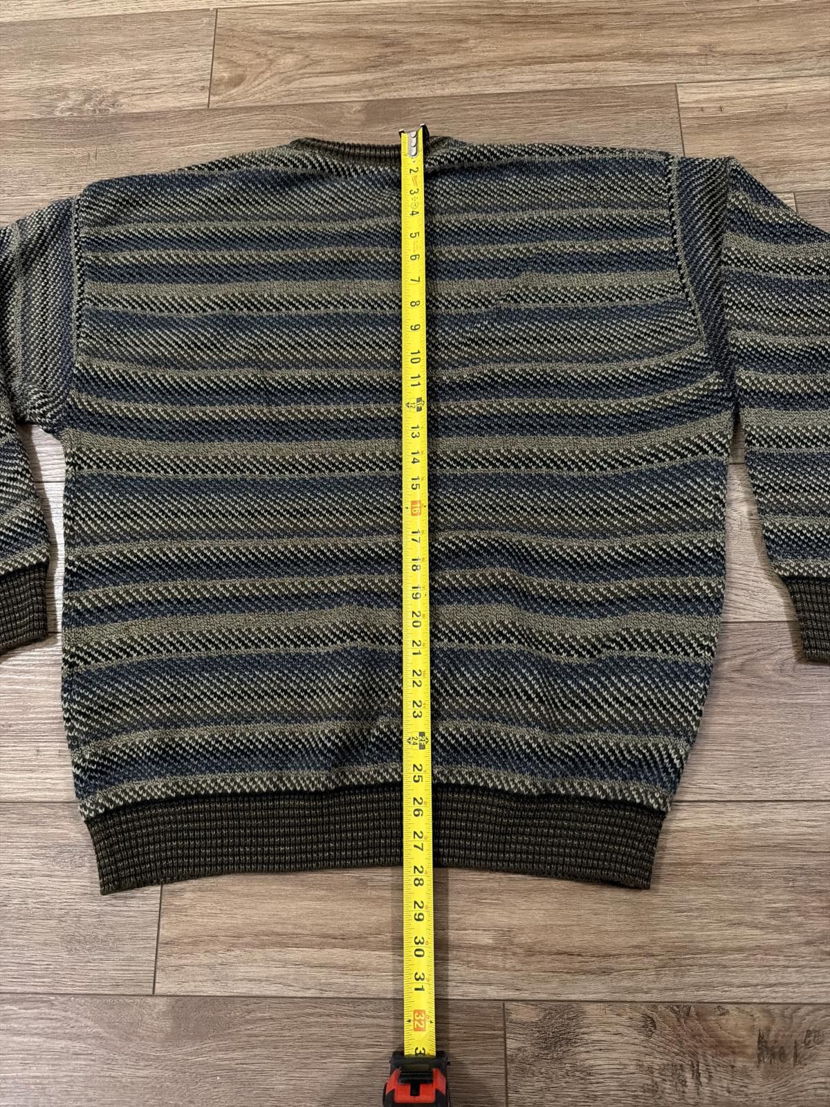 Other Vintage 90s Gianfranco Ruffini Italy Striped Knit Sweater Size US L / EU 52-54 / 3 - 6 Thumbnail