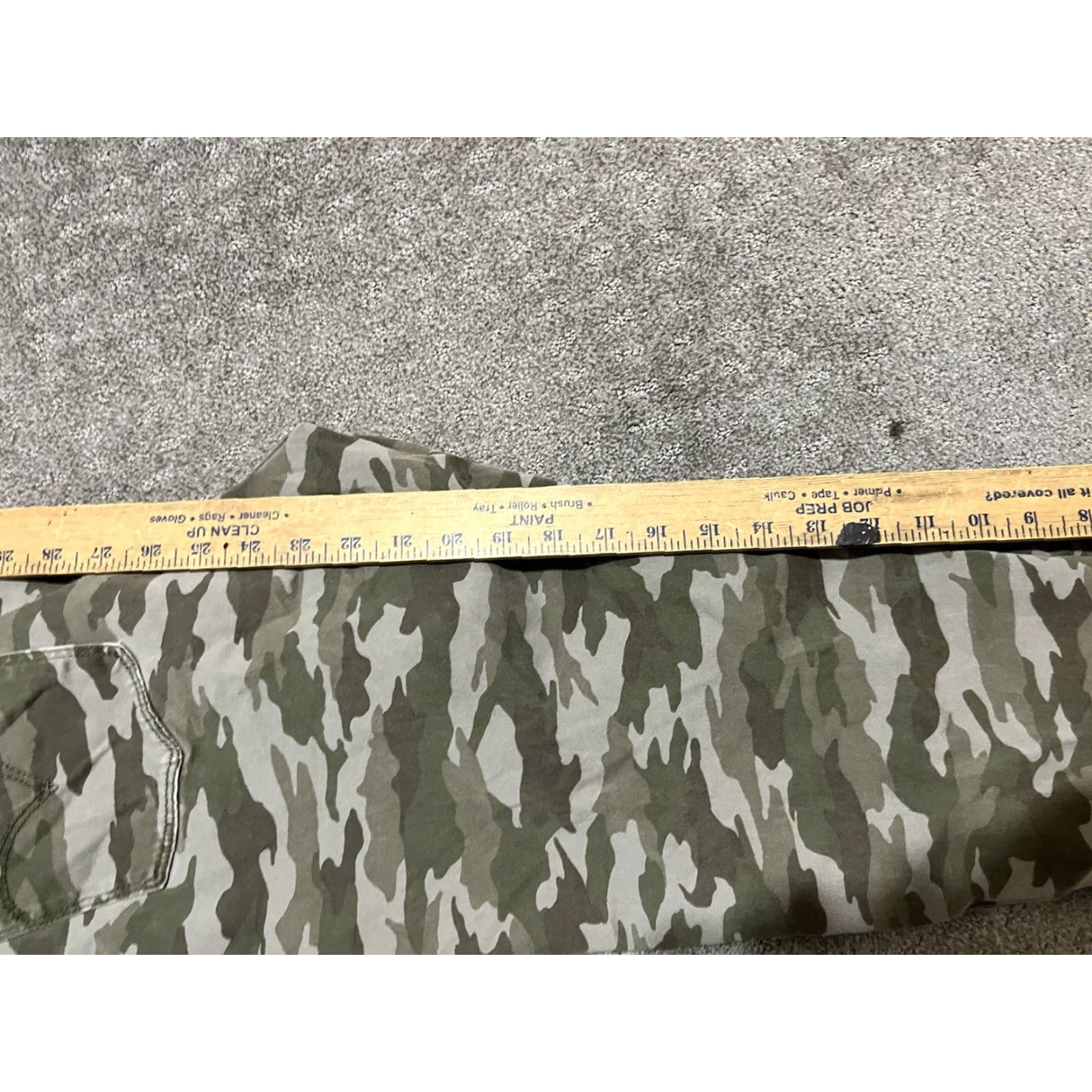 Levi's Levis 720 Jeans Womens 33 Green Camo High Rise Super Skinny Crop Denim Size 24" / US 00 / IT 34 - 8 Thumbnail