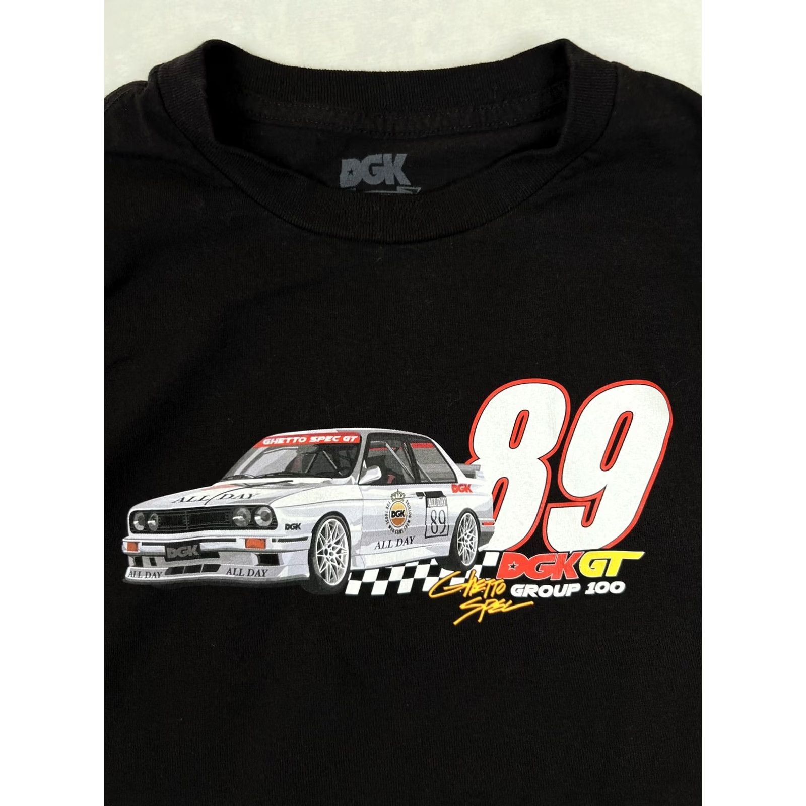 DGK DGK Ghetto Spec 89 T-Shirt Mens M Black Race Car Graphic Front Back 89 DGK GT Ghetto Spec Size US M / EU 48-50 / 2 - 3 Thumbnail