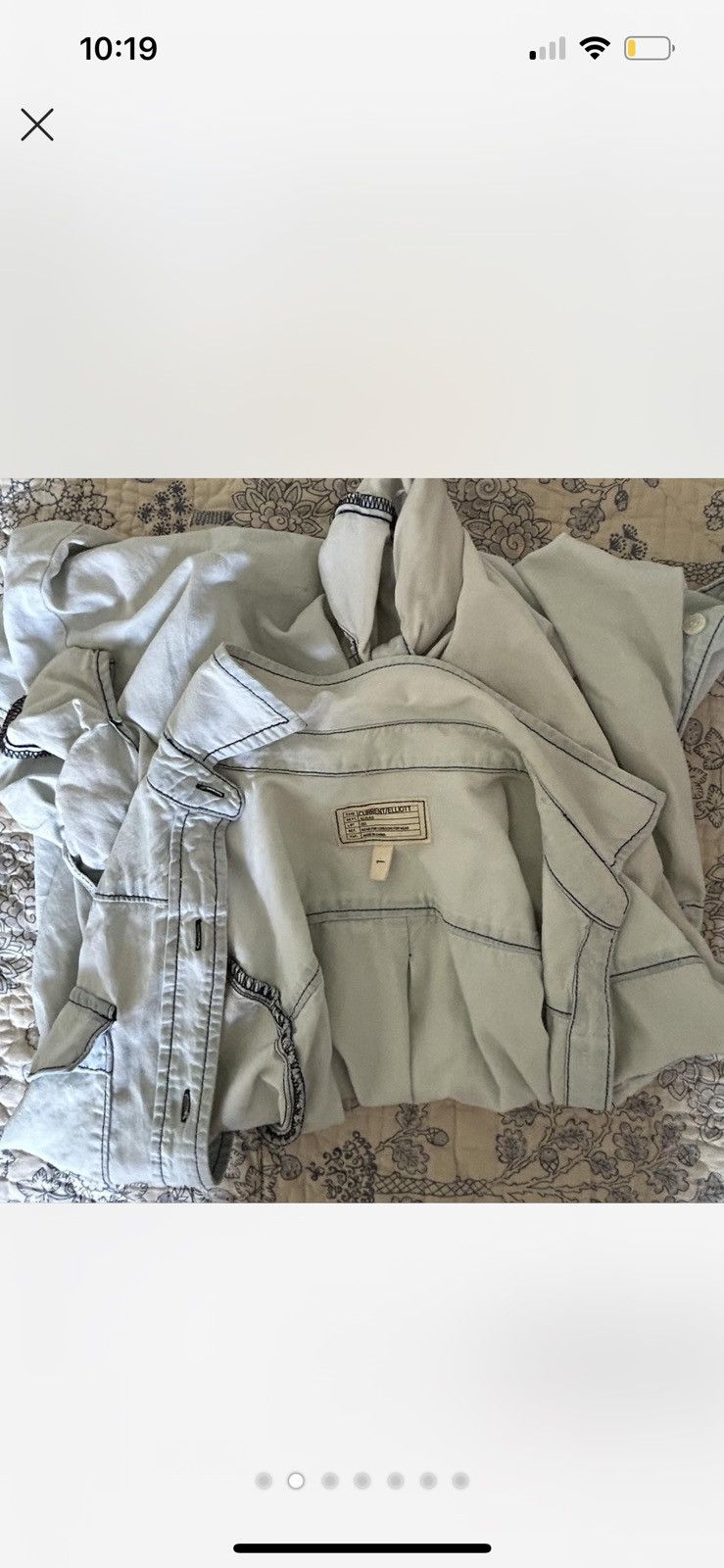 Current/Elliot CURRENT ELLIOT Light Blue Faded Long Button Up Size 1 Size S / US 4 / IT 40 - 1 Thumbnail