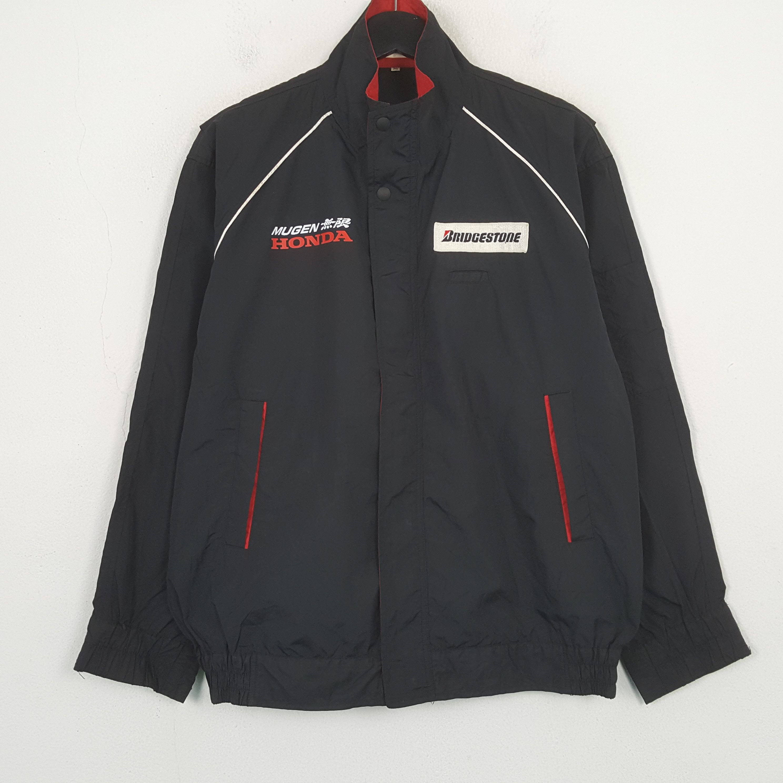 Vintage Bridgestone X Mugen Honda Custom Art Jacket C300N32 Size US XL / EU 56 / 4 - 3 Thumbnail