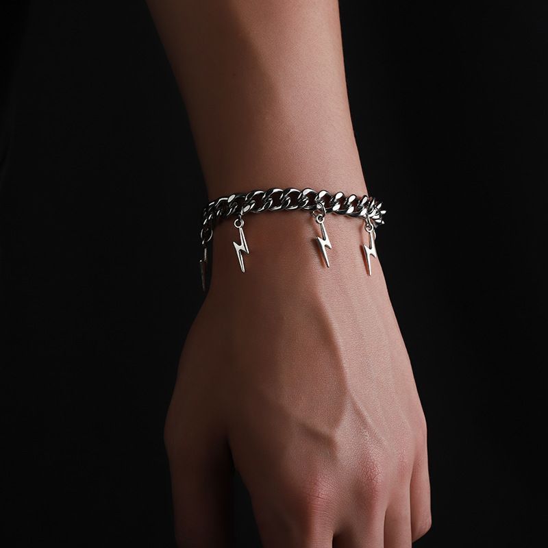 Jewelry Punk Bracelet Y2K Punk Chain Gotch Bracelets Chains Size ONE SIZE - 1 Thumbnail