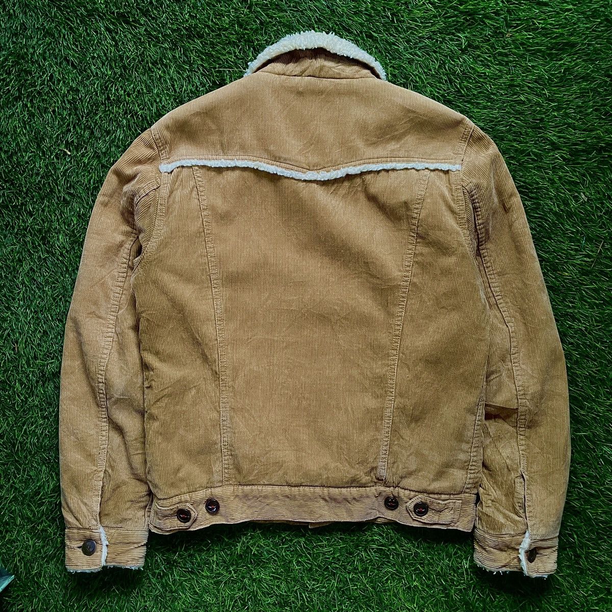Other Edwin XV Corduroy Sherpa Liner Trucker Jacket Size US S / EU 44-46 / 1 - 5 Thumbnail