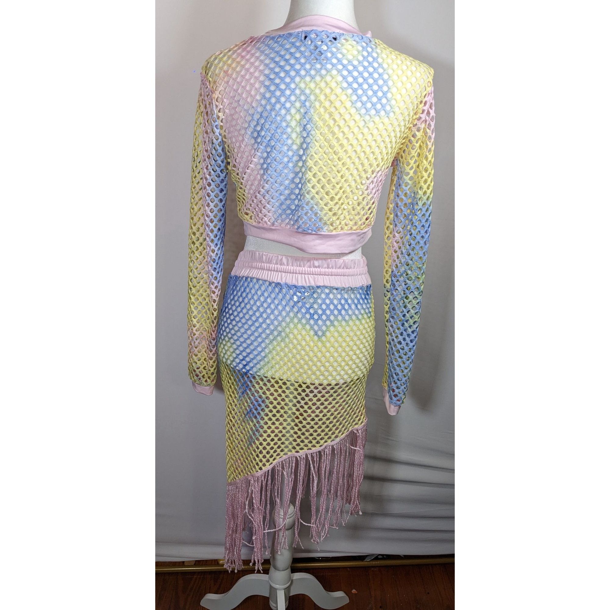 Other InGear Resort Mermaidcore Pastel Rainbow Two Piece Swim Cove Size ONE SIZE - 6 Thumbnail