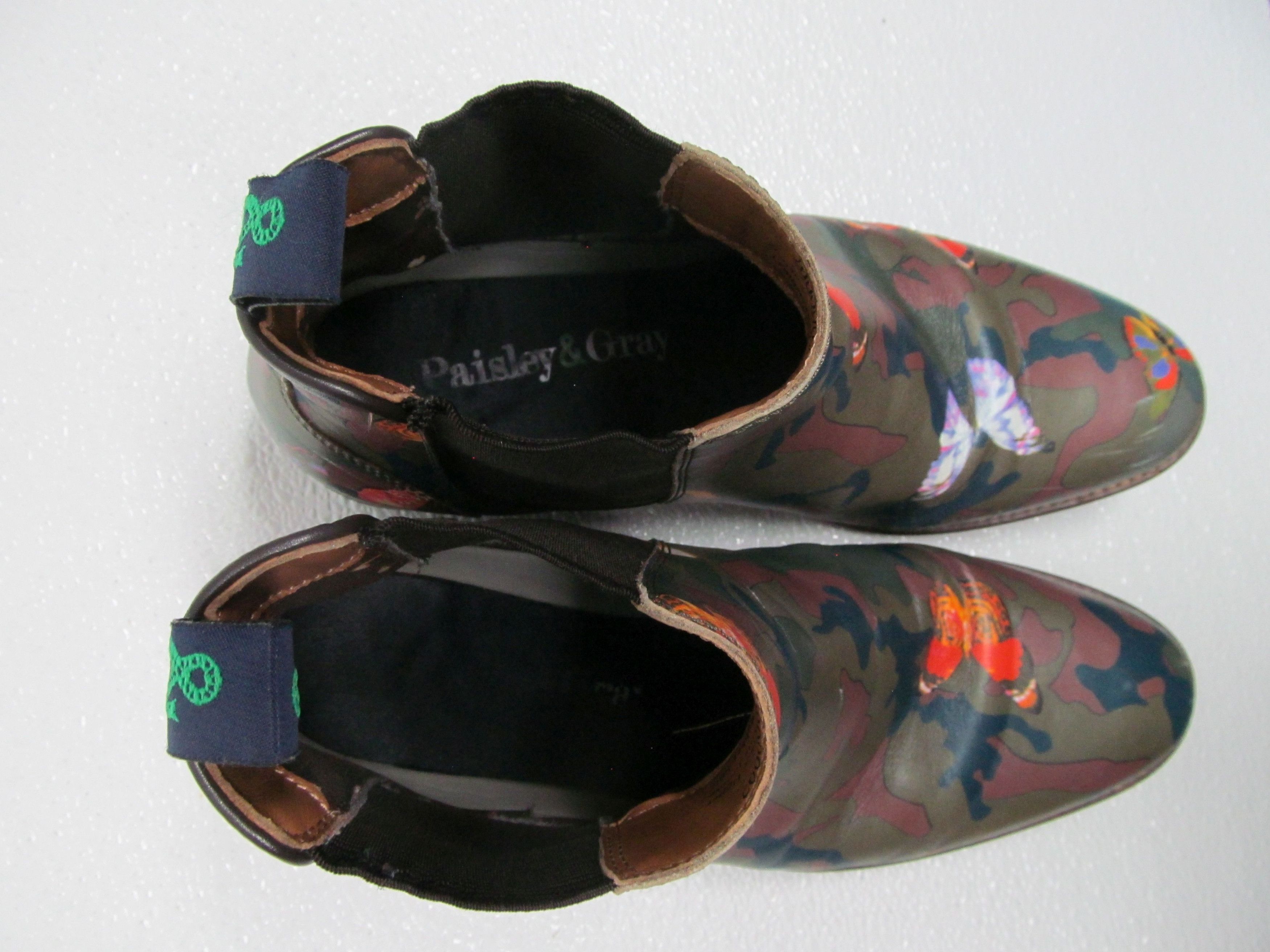 Other Paisley & Gray Chelsea Boots Shoreditch Camo Butterfly Size US 8 / EU 41 - 7 Thumbnail