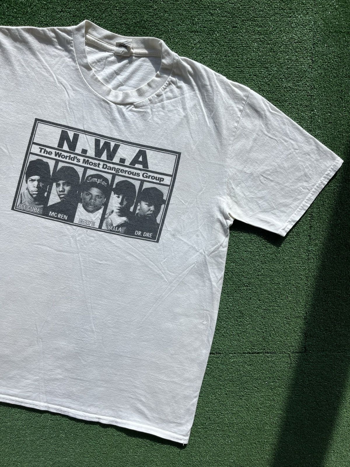 Band Tees Vintage Y2K N.W.A The World’s Most Dangerous Group Rap Tee Size US L / EU 52-54 / 3 - 3 Thumbnail