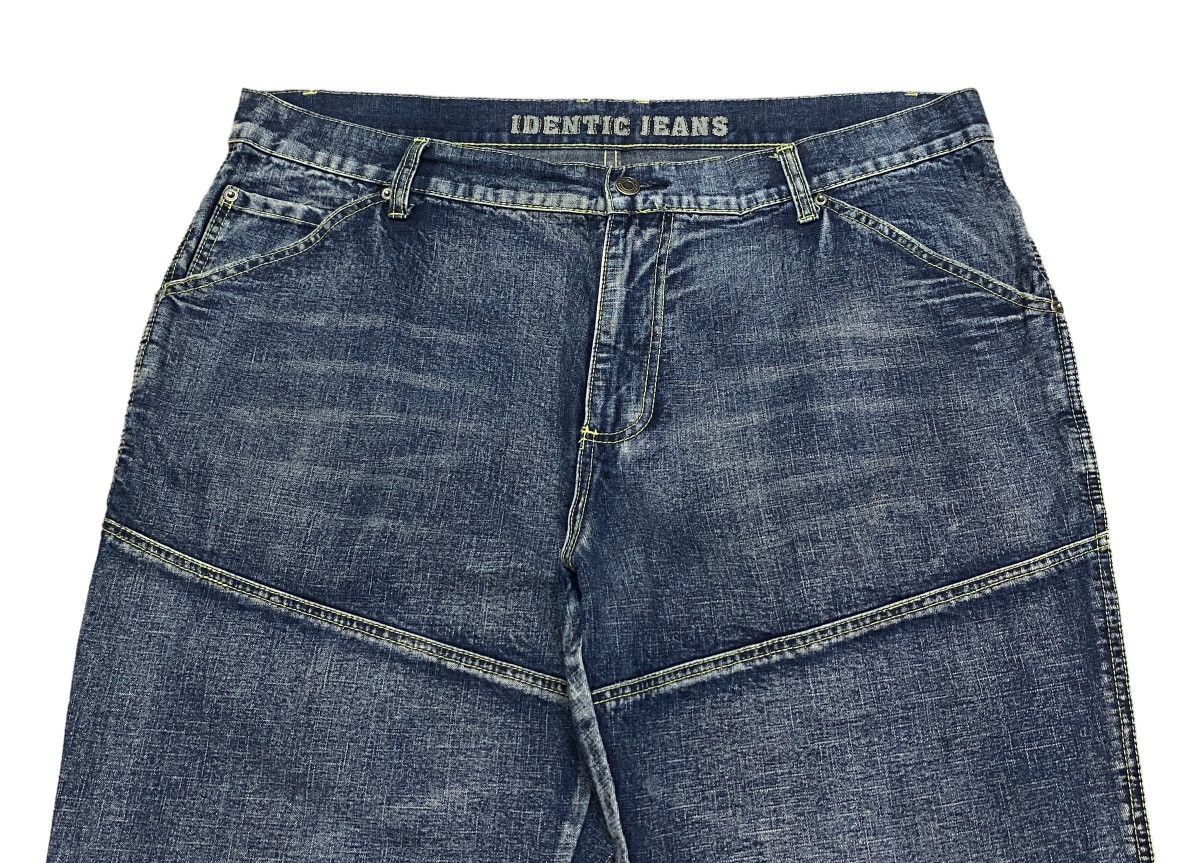If Six Was Nine Rare Design Vintage Brand Identic Rapper Baggy Jeans 2000s Size US 40 / EU 56 - 3 Thumbnail