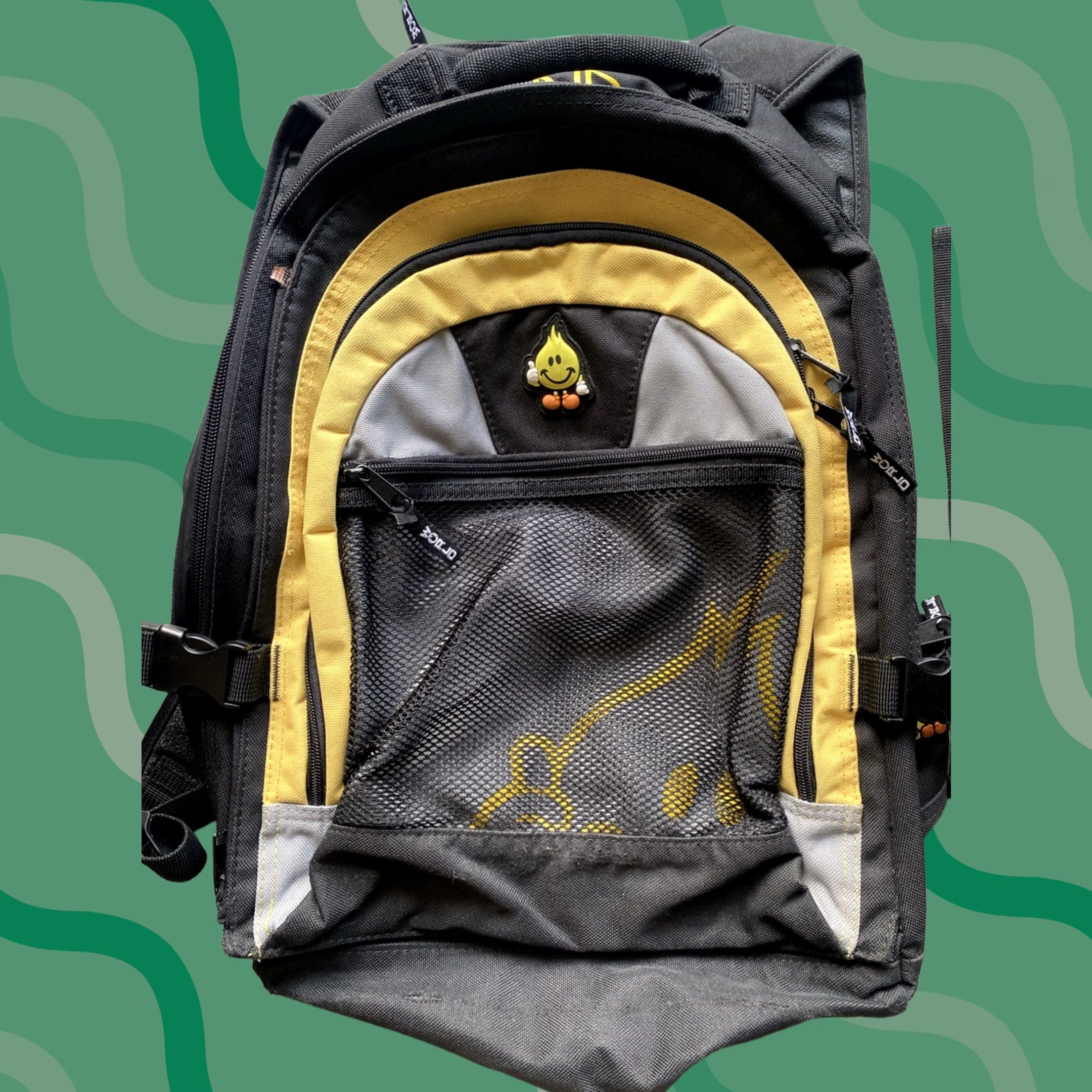 Girl Skateboards × World Industries bitch skateboards backpack
