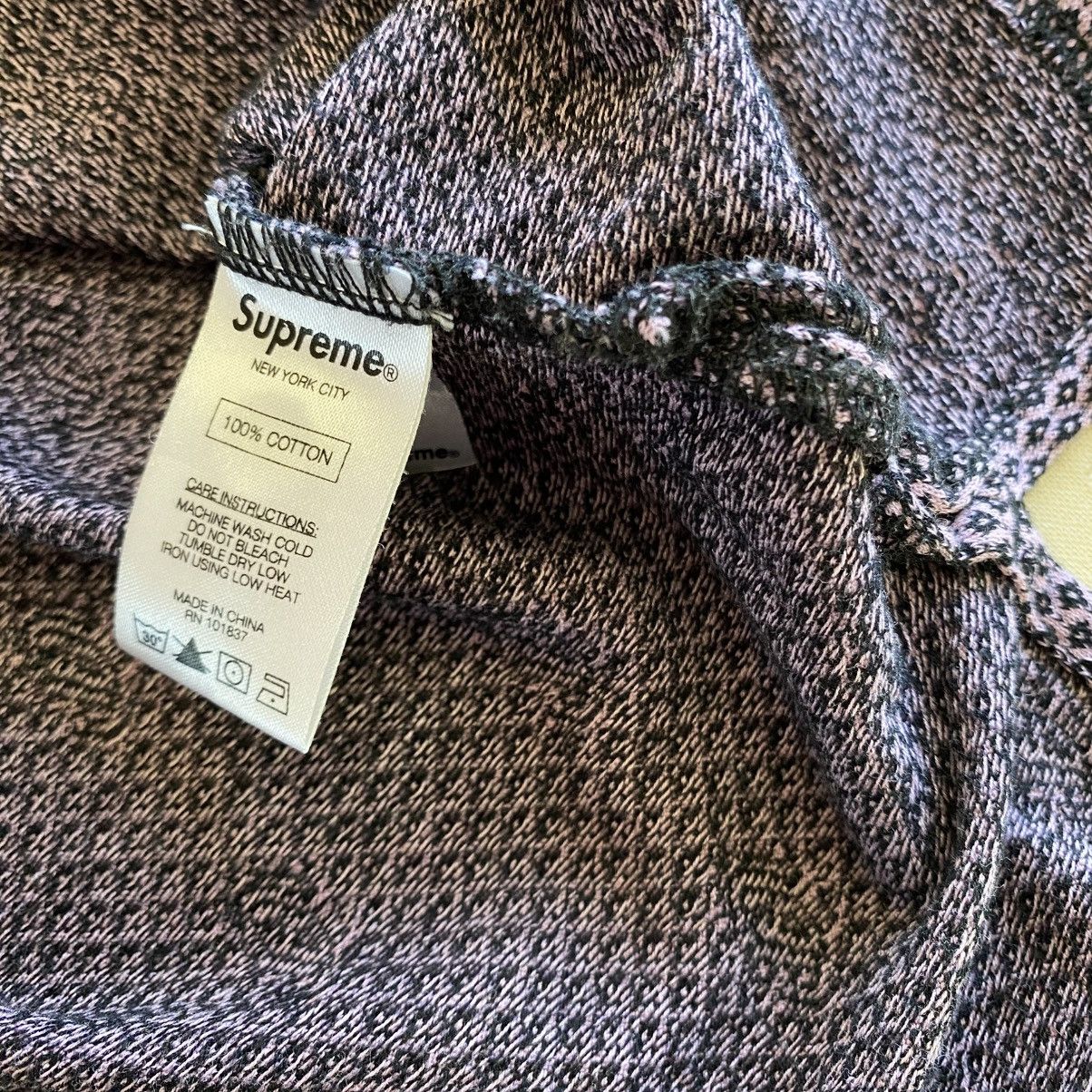 Supreme Supreme Paisley Long Sleeve Polo Shirt Purple 2016 Size US S / EU 44-46 / 1 - 5 Thumbnail