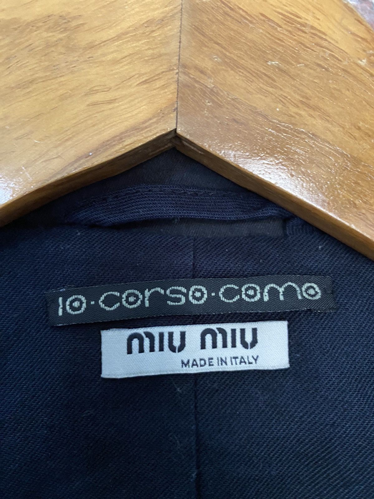 10 Corso Como × Miu Miu Vintage Double Breast Coat Jacket Size S / US 4 / IT 40 - 11 Thumbnail