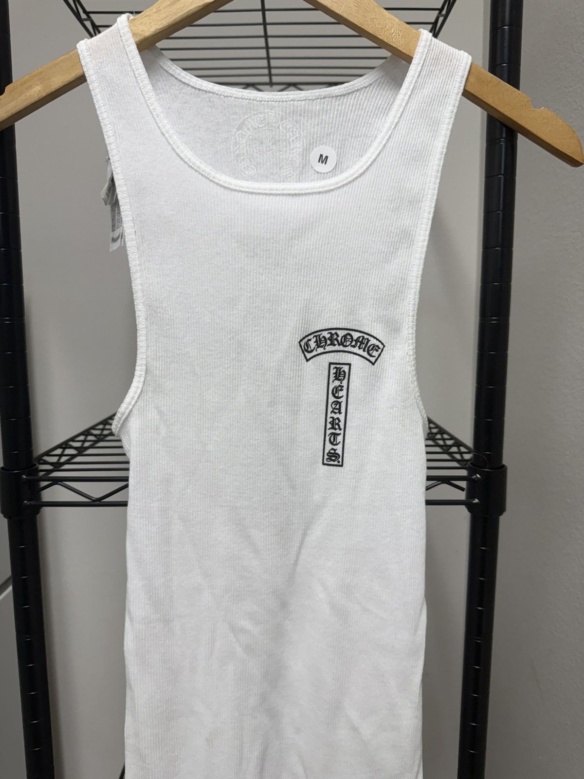 Chrome Hearts Chrome Hearts T-bar logo ribbed tank Size US M / EU 48-50 / 2 - 2 Thumbnail