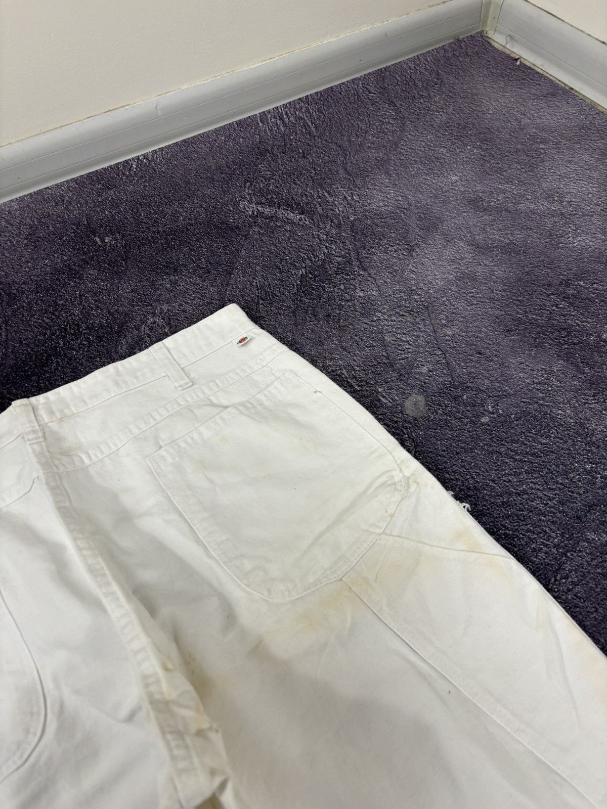 Dickies Vintage 90s Dickies USA White Carpenter Skate Baggy Pants Size US 36 / EU 52 - 7 Thumbnail
