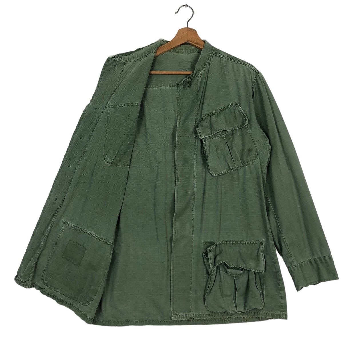 Vintage 🔥True Vintage 40’s Cargo Inspector Jacket Slant Pocket Army Size US M / EU 48-50 / 2 - 9 Thumbnail