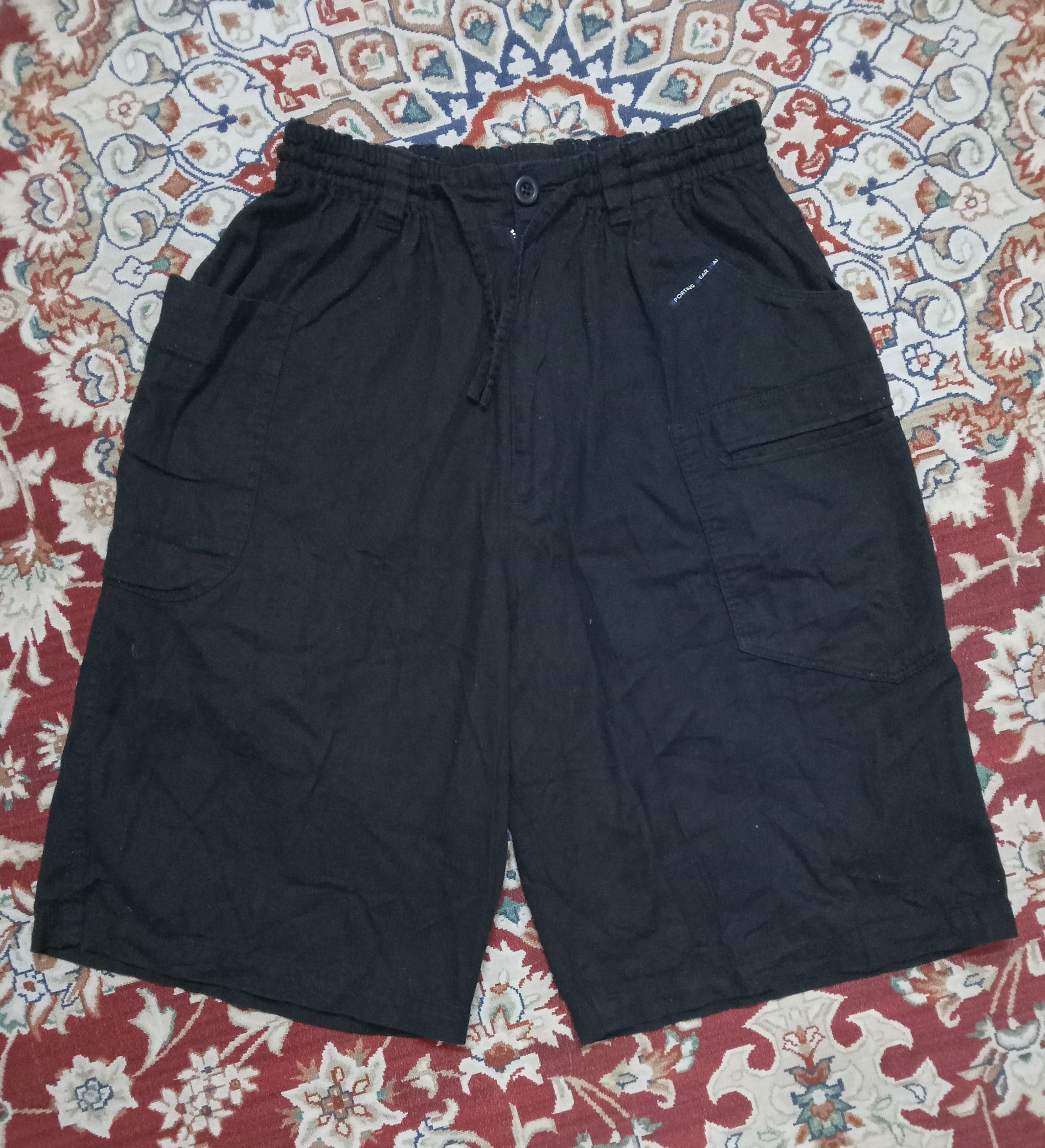 image of Hai Sporting Gear Issey Miyaki Shorts in Black, Men's (Size 34)