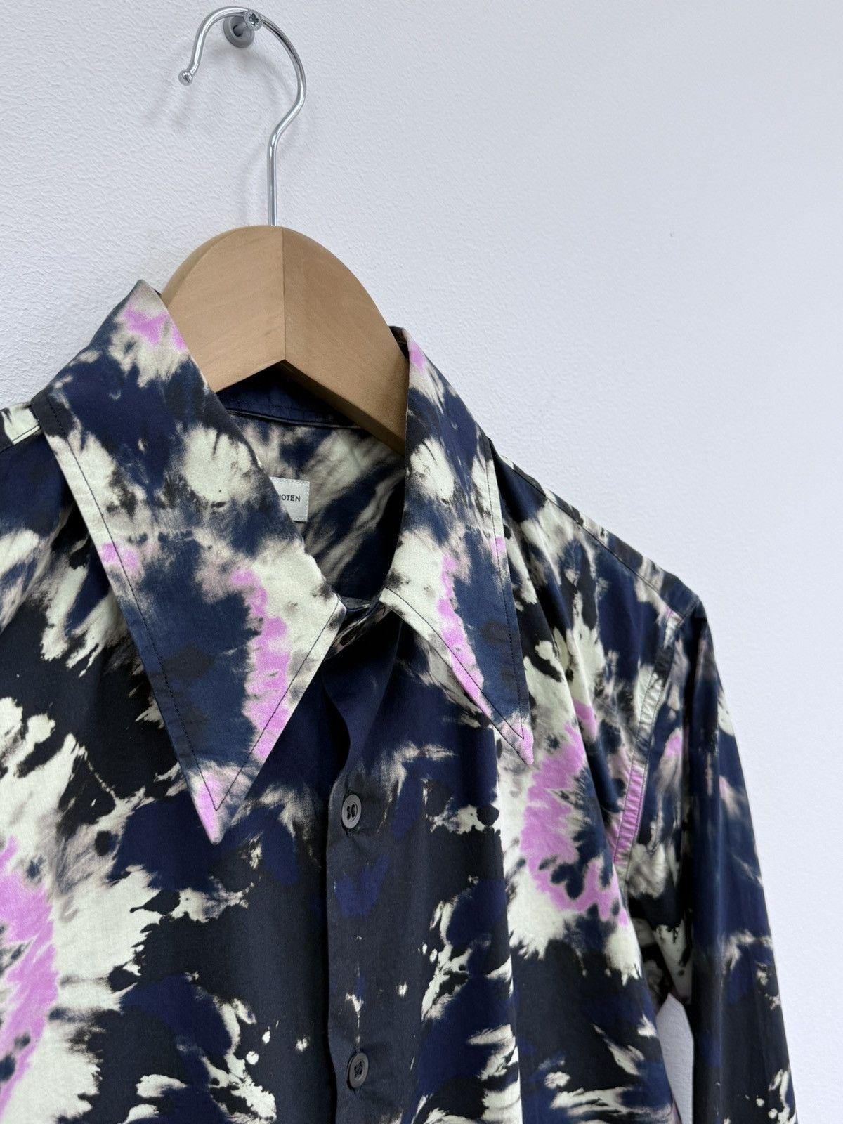 Dries Van Noten Dries Van Noten Tie Dye Button Up Shirt Size US M / EU 48-50 / 2 - 4 Thumbnail
