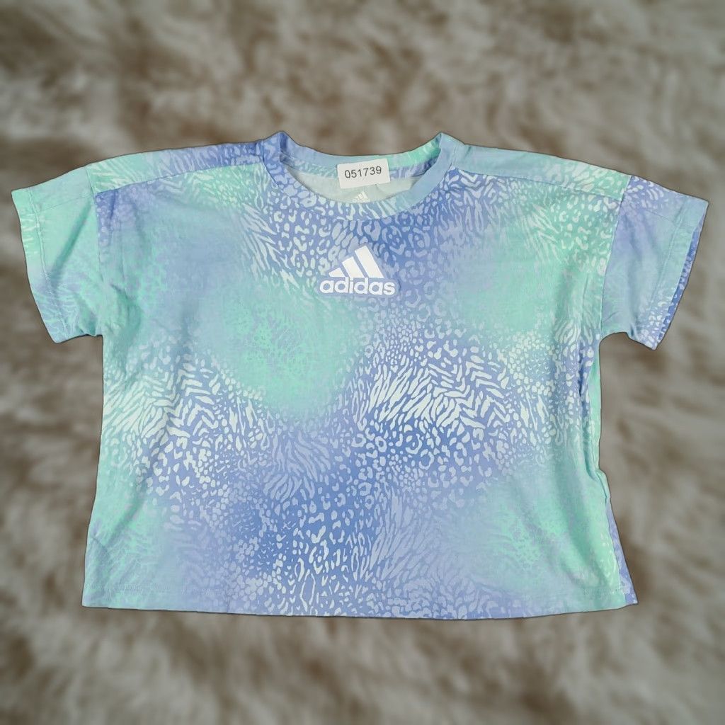 Adidas Adidas T Shirt Womens M Blue Active Casual Short Sleeve Ladies Size M / US 6-8 / IT 42-44 - 1 Thumbnail