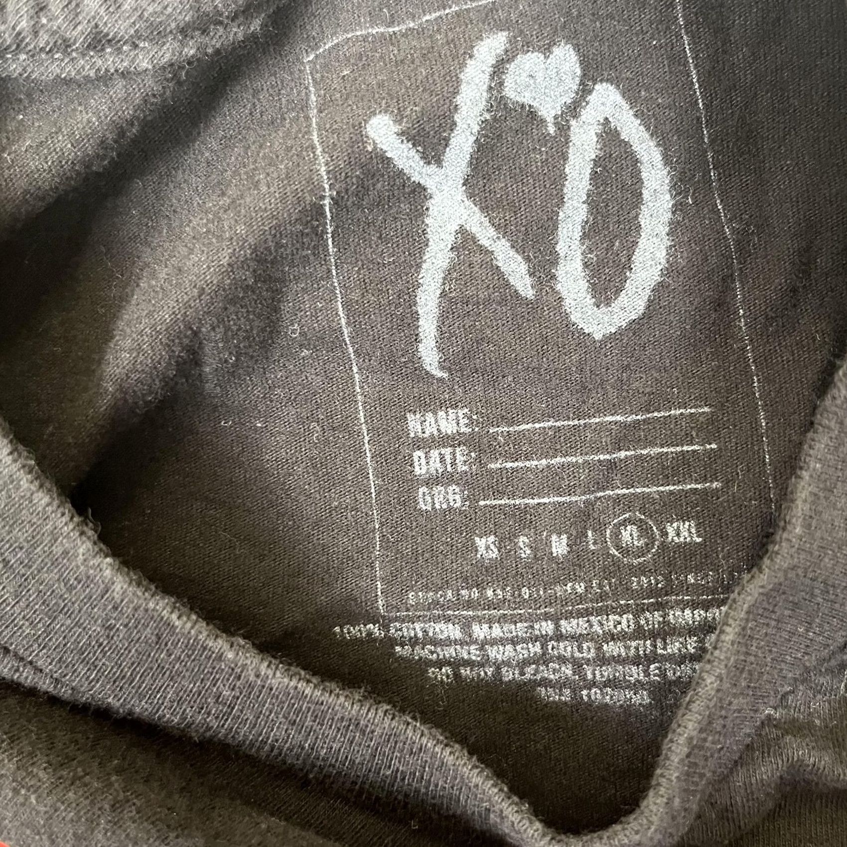 Vintage The Weeknd XO Starboy T-Shirt Mens Large Black Music Merch Album Cover Graphic Size US L / EU 52-54 / 3 - 5 Thumbnail