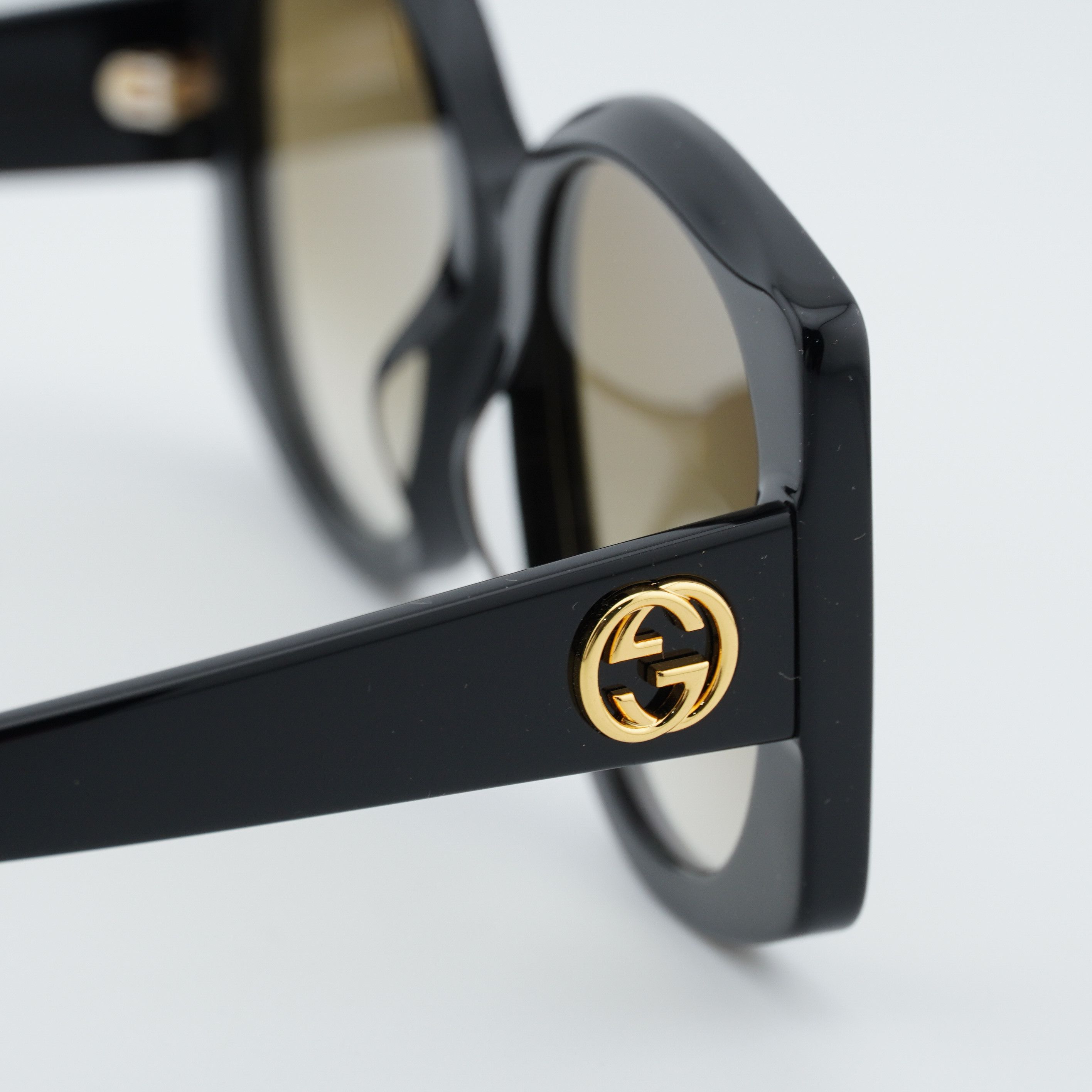 Gucci Gucci GG1257SA 004 Sunglasses Black Butterfly Frame Size ONE SIZE - 9 Thumbnail