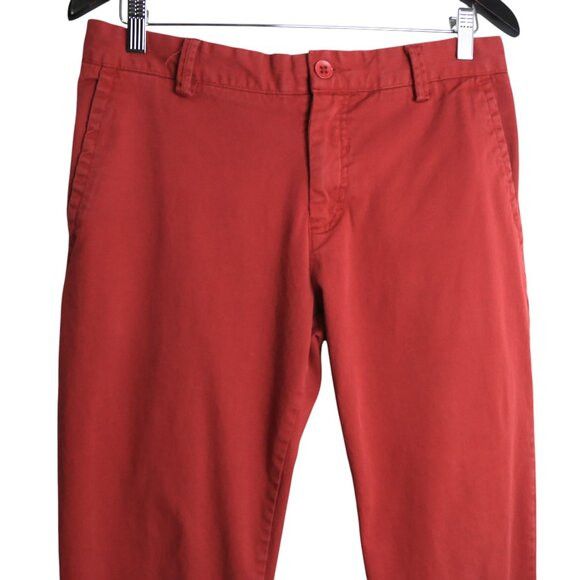 Vintage Vintage Private Member Chino Pants Striking Coral Salmon Red Size US 32 / EU 48 - 2 Thumbnail