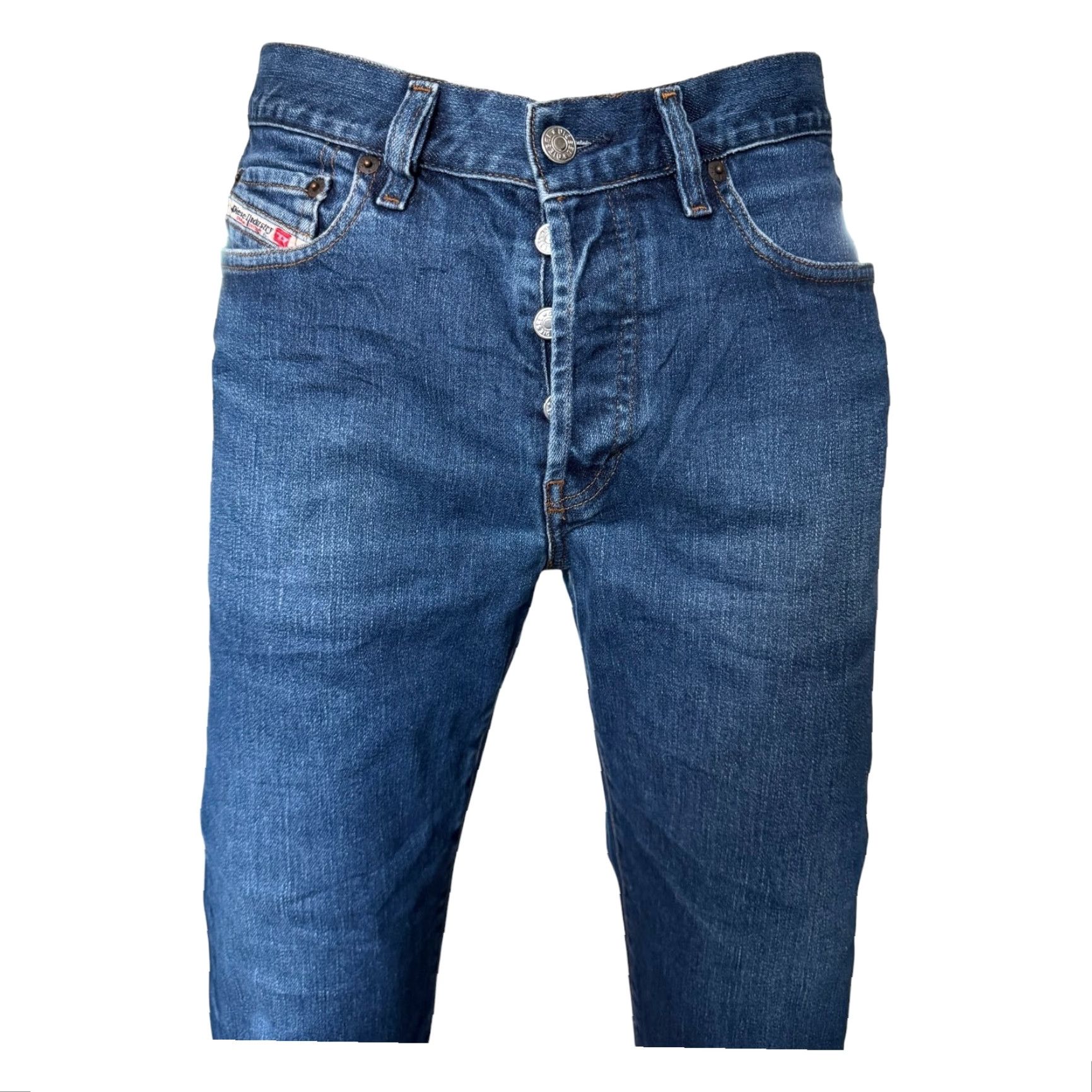 Diesel Diesel J e a n s Kulter Blue Stretch Button Fly W34 L32 Made in Italy Mens 5-Pocket Denim Cotton Size US 34 / EU 50 - 3 Thumbnail