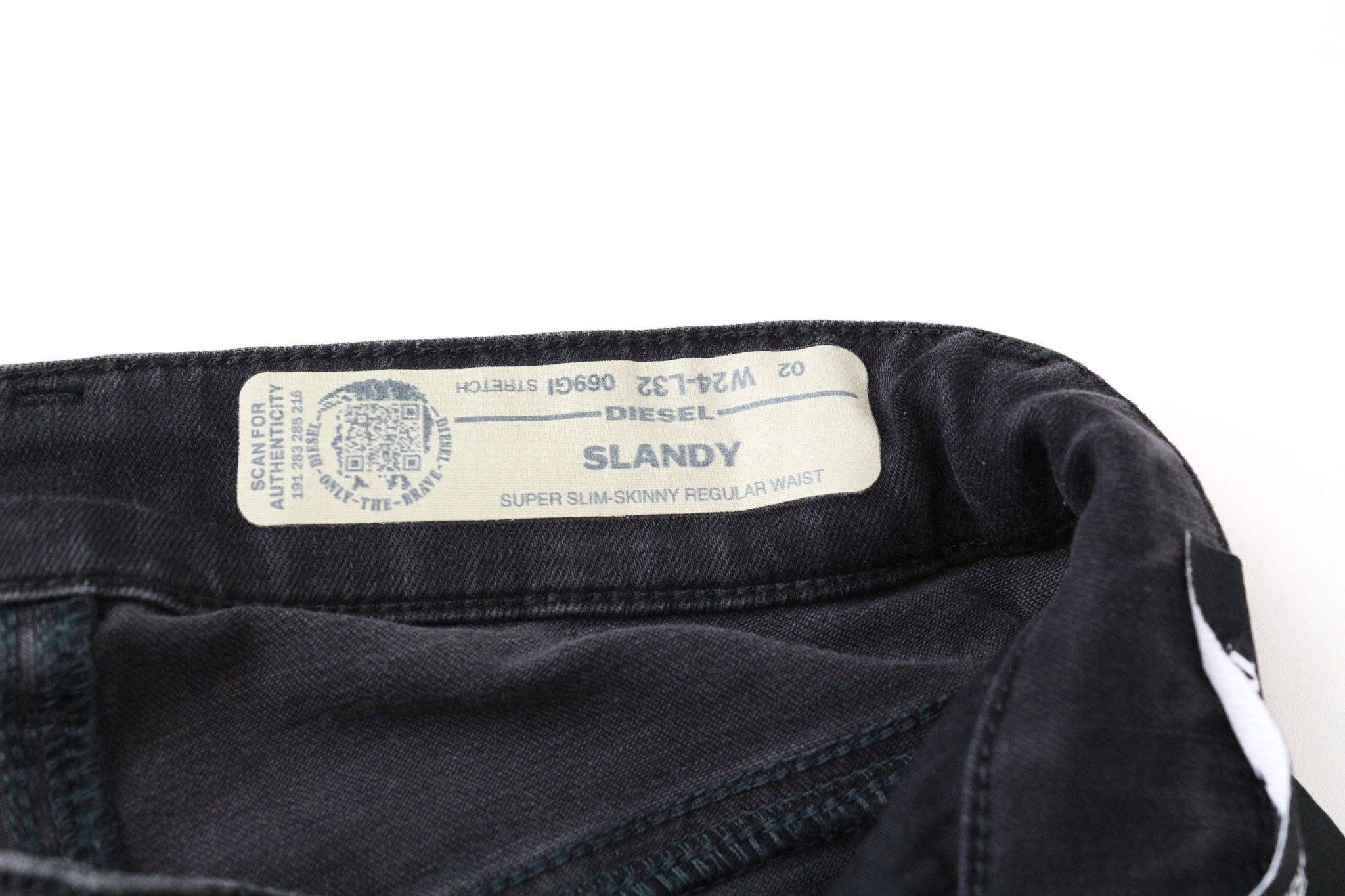 Diesel SLANDY 069GI W24/L32 Grey Girls Jeans 71779 Size 24" / US 00 / IT 34 - 8 Thumbnail