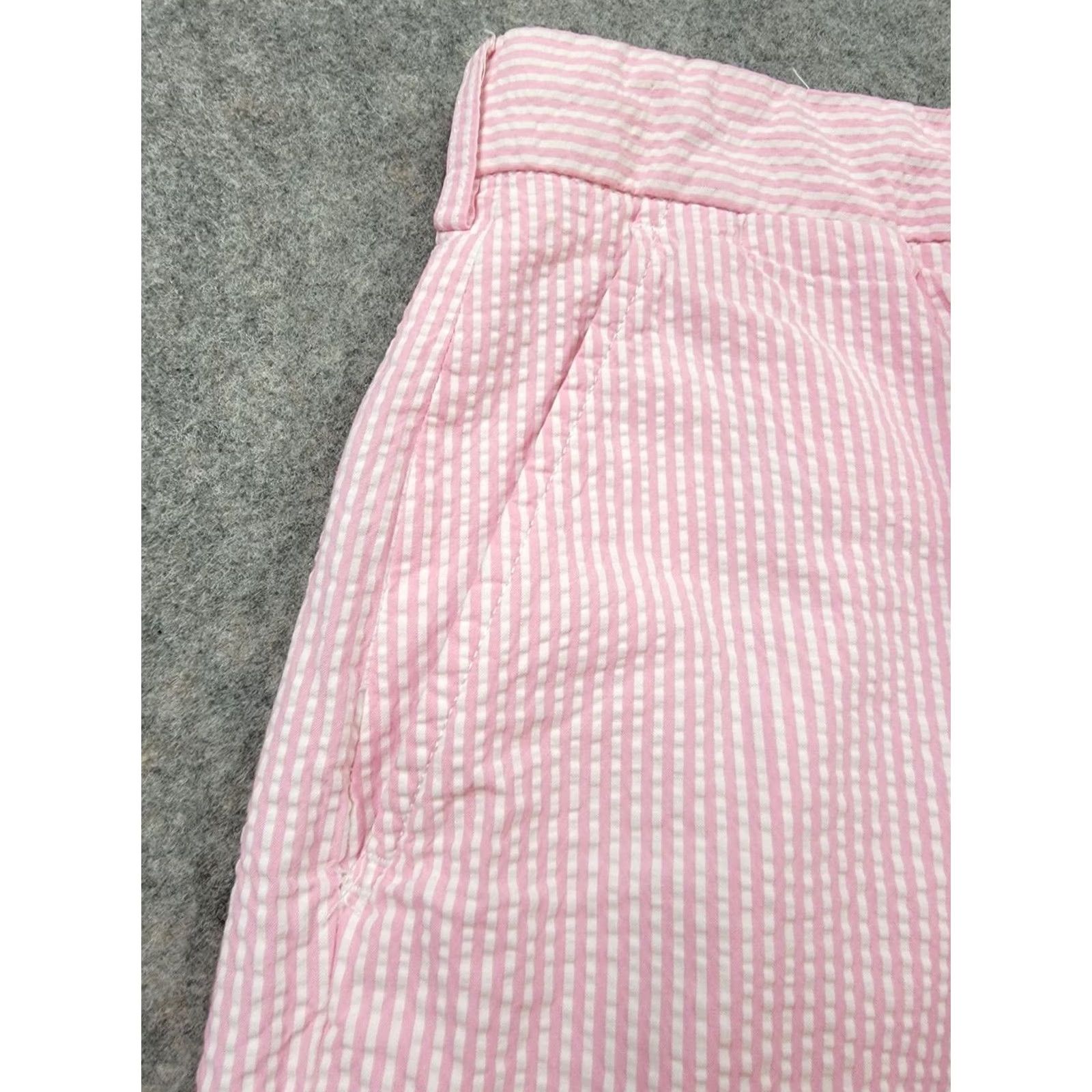 Polo Ralph Lauren Polo Ralph Lauren Seersucker Shorts Mens 36 Pink White Stripe Slash Pockets Bermuda Beach Nautical 90s? Size US M / EU 48-50 / 2 - 5 Thumbnail