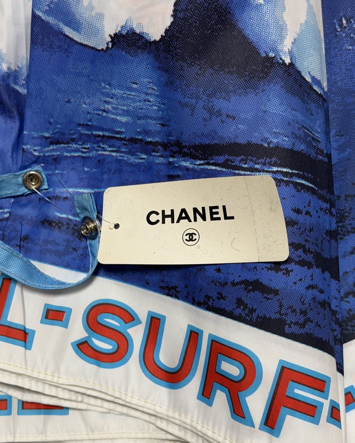 Chanel CHANEL S/S 2002 Surf Logo Print Folding Umbrella Size ONE SIZE - 9 Thumbnail