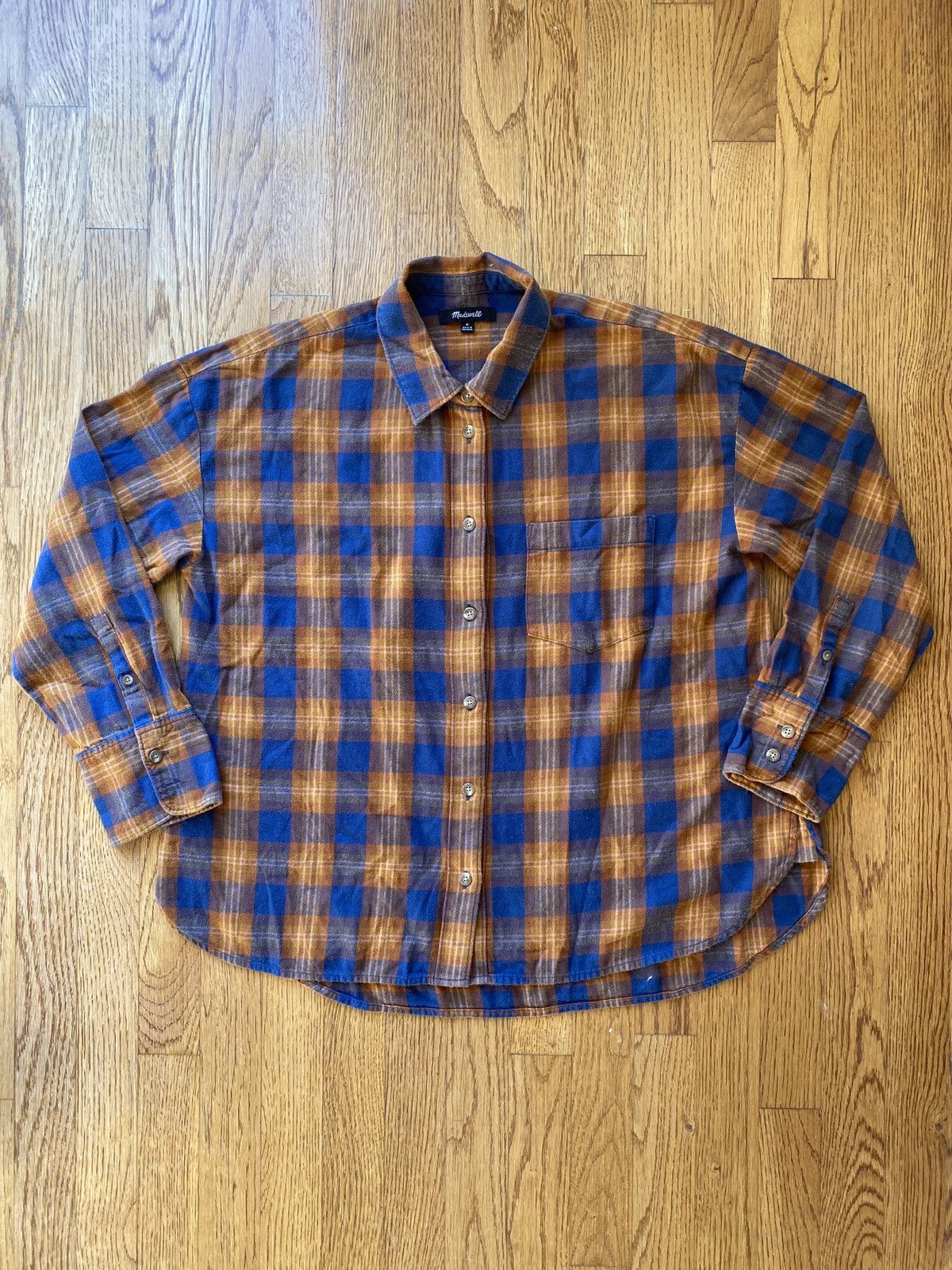 Madewell × Vintage Madewell Vintage Flannel Shirt 100% Cotton Sz M Size US M / EU 48-50 / 2 - 2 Thumbnail