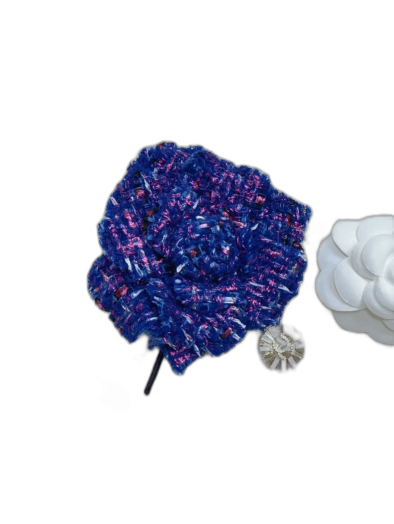 Chanel Chanel 17k Blue Camellia Brooch Size ONE SIZE - 1 Thumbnail