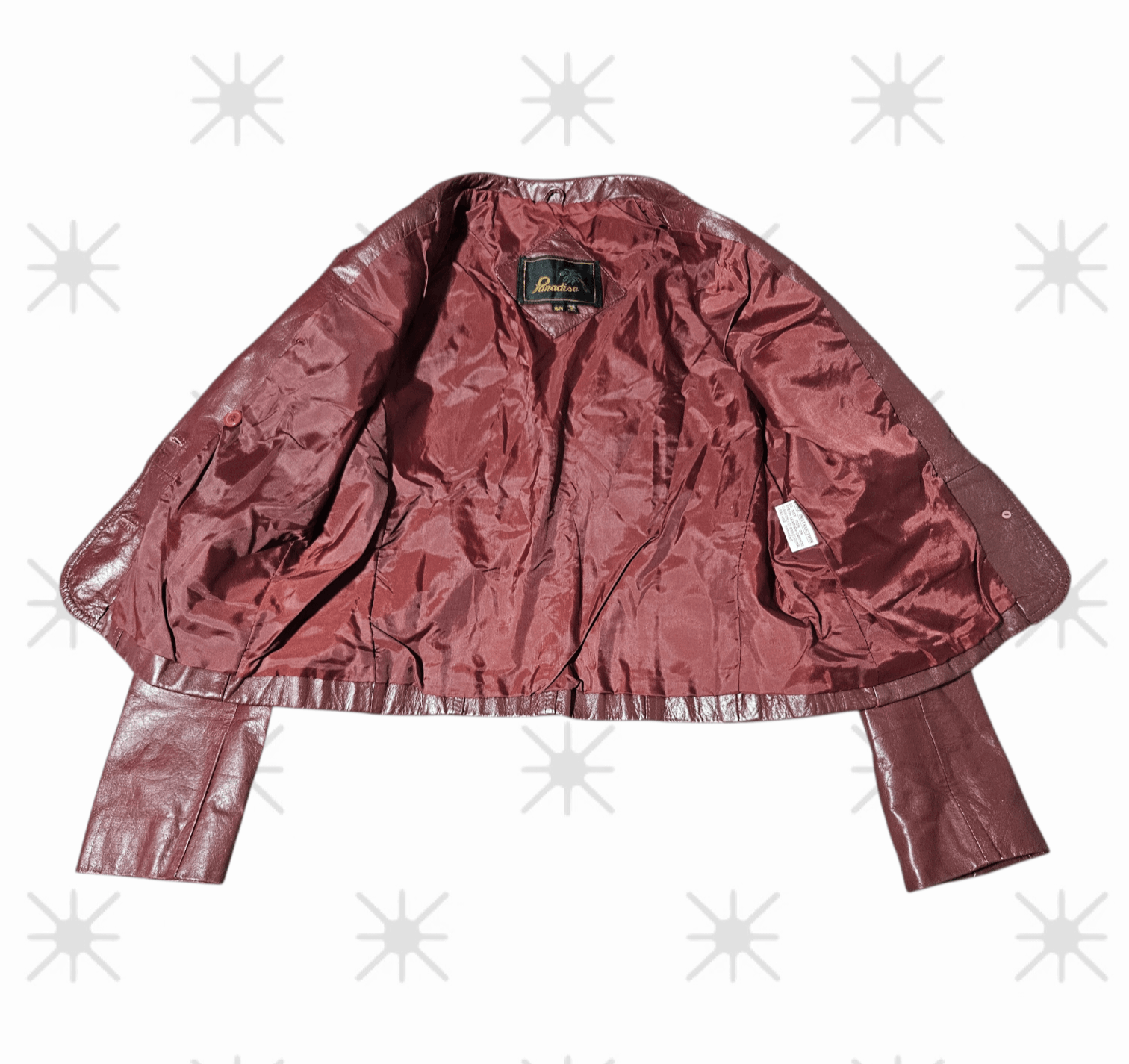 Paradise VTG 70s Paradise Leather Jacket Cafe Racer Biker L 13/14 Size L / US 10 / IT 46 - 3 Thumbnail