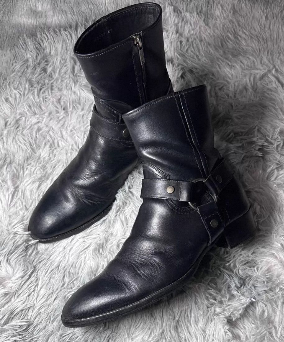 Saint Laurent Paris Saint Laurent Paris Sz 42 Saint Laurent Paris 13AW Metal B Size US 9 / EU 42 - 2 Thumbnail