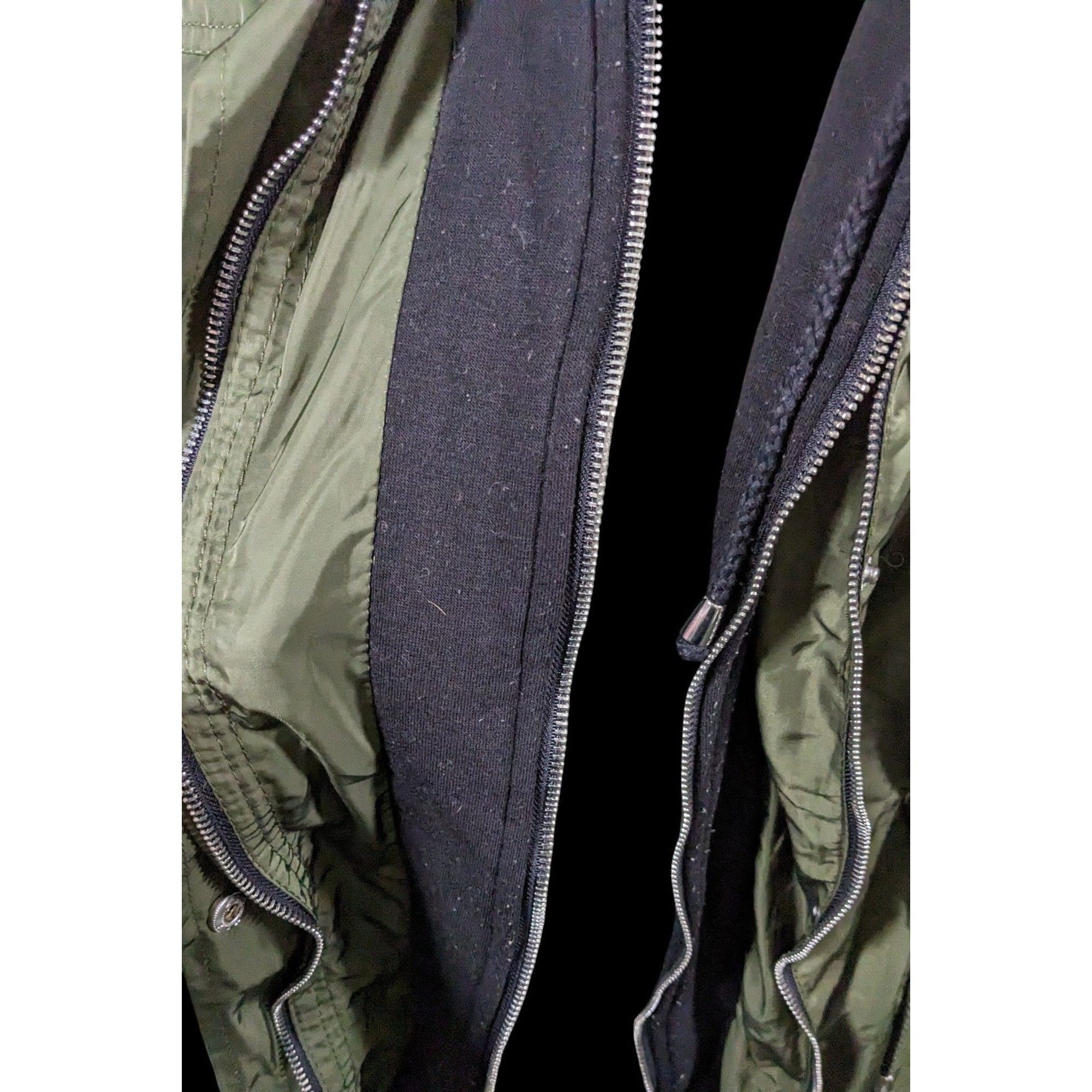 Other Green And Black Zip Up Hooded Jacket by Cali 1850 Size S / US 4 / IT 40 - 5 Thumbnail