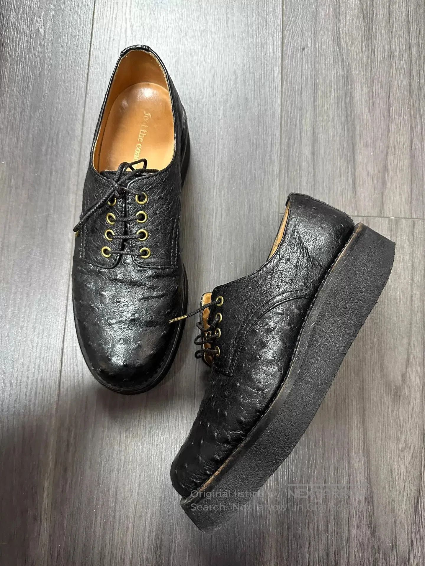 foot the coacher Black Leather Formal Lace-Up Shoes Size 7. Size US 7 / EU 40 - 6 Thumbnail