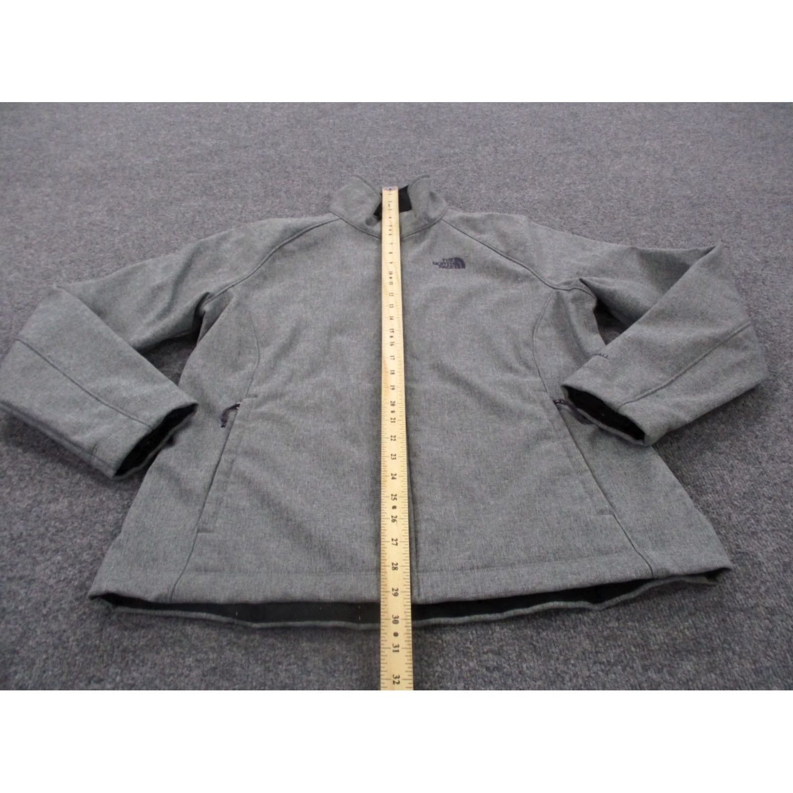 The North Face The North Face Jacket Womens XL Gray Softshell Lined Outdoors Hiking Windwall Coat Size XL / US 12-14 / IT 48-50 - 3 Thumbnail