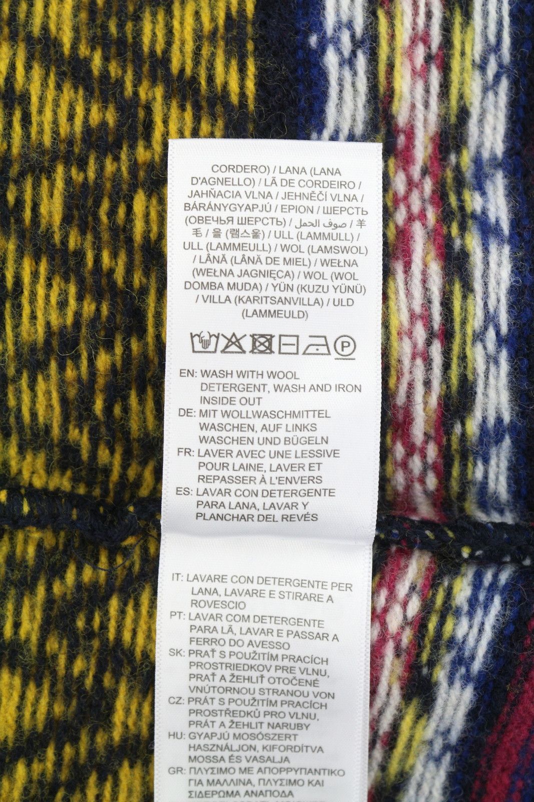 Gant FAIR ISLE C-NECK L Marine Lambswool Jumper 87314 Size US L / EU 52-54 / 3 - 9 Thumbnail