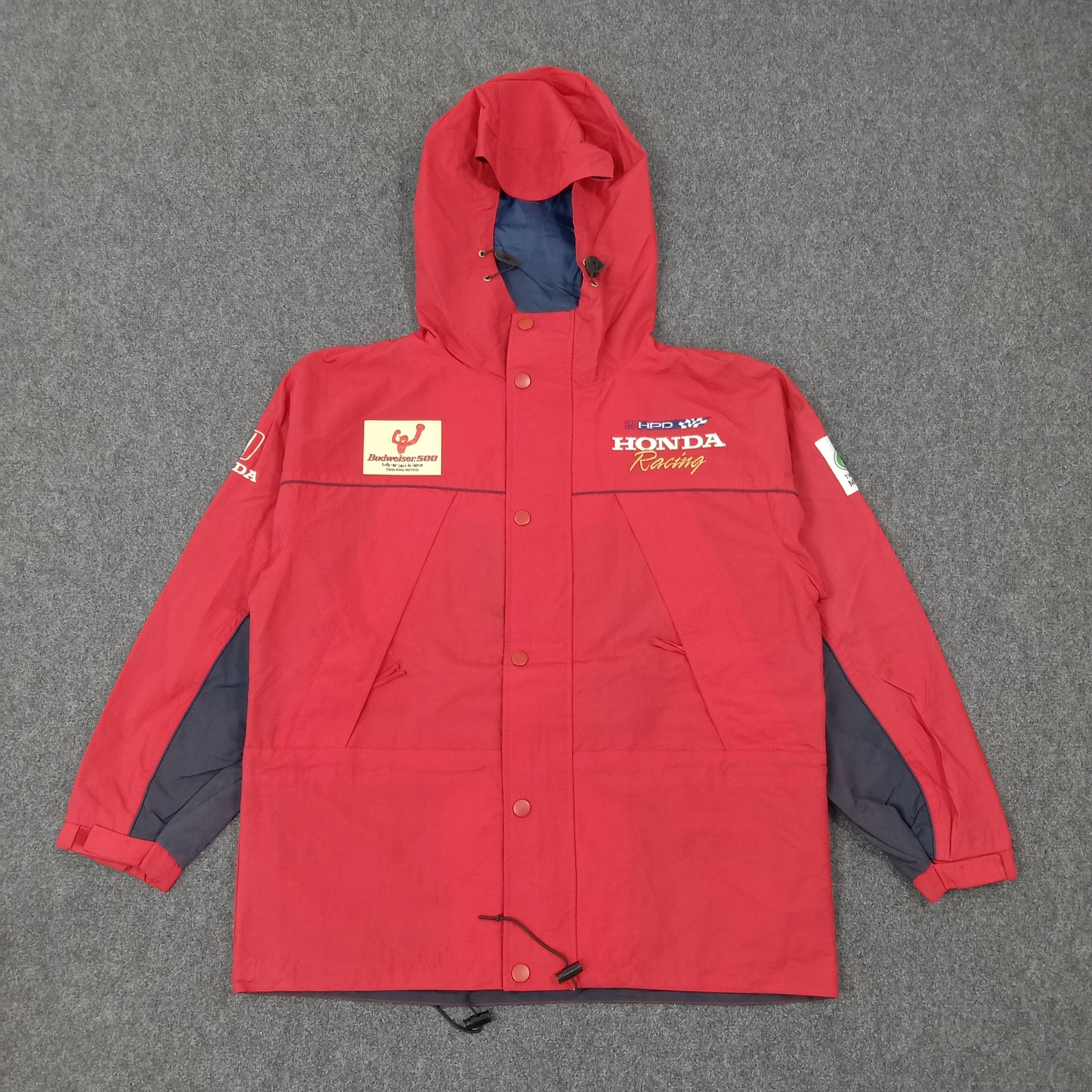 Honda 90s Honda CART Japanese Racing Jacket C268N9 Size US L / EU 52-54 / 3 - 3 Thumbnail