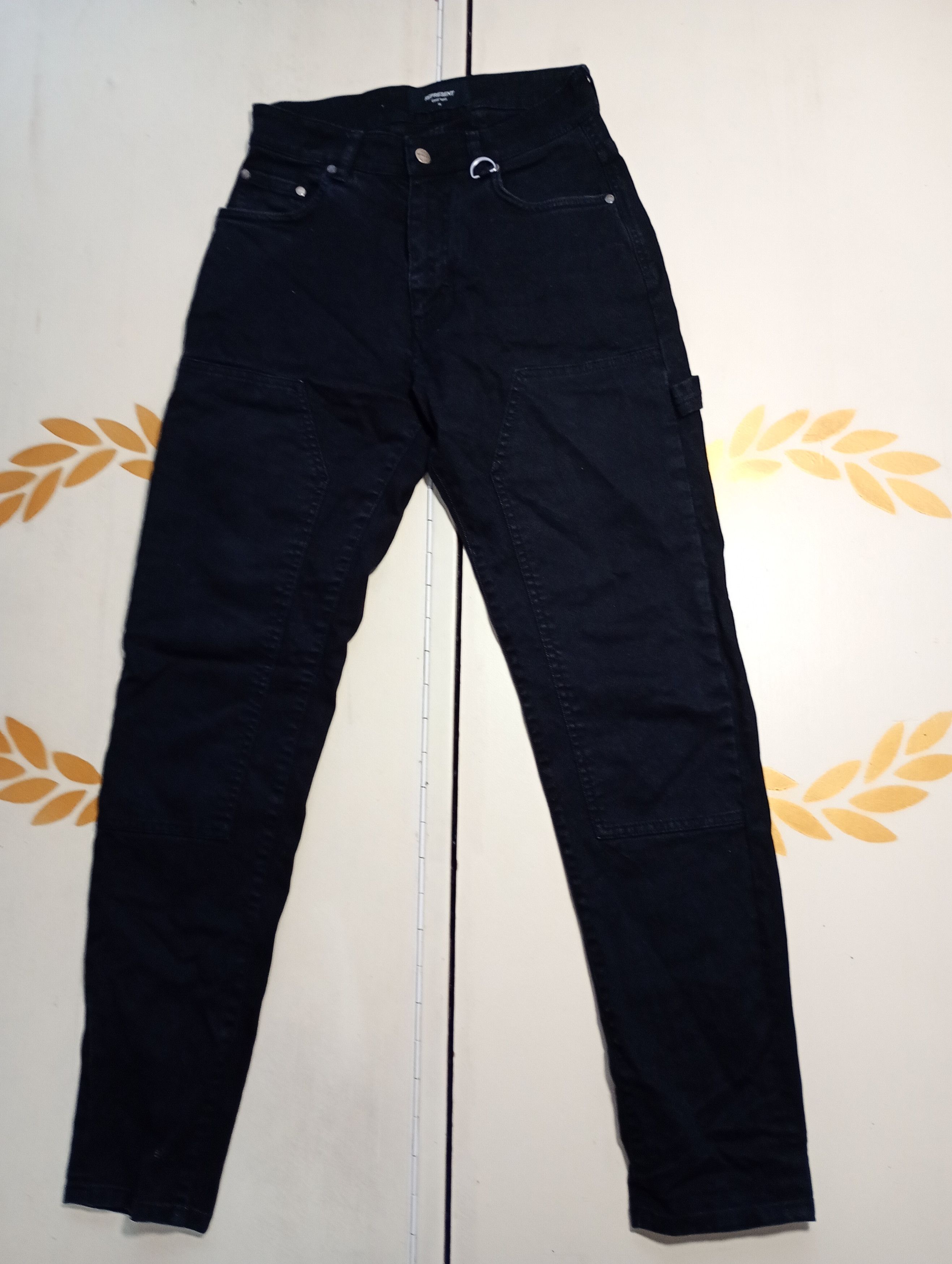 Represent Clo. Represent Clo Carpenter Denim Black Jeans Size US 28 / EU 44 - 2 Thumbnail