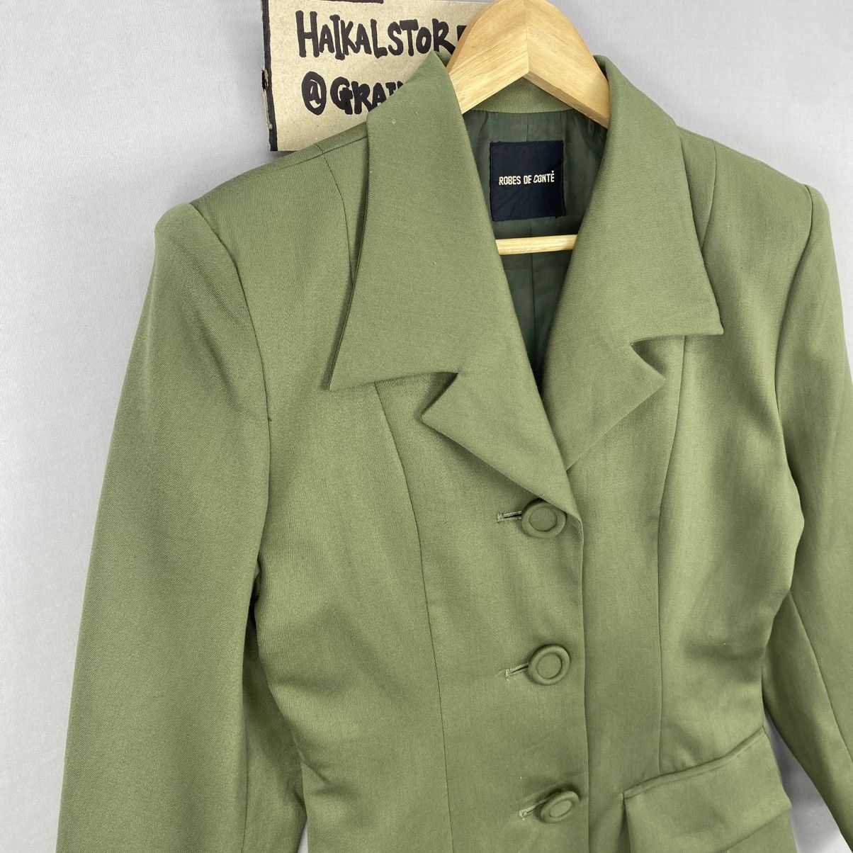 Japanese Brand Vintage 90’s Robes De Conte Blazer Jacket Coat Woman Size XS / US 0-2 / IT 36-38 - 2 Thumbnail