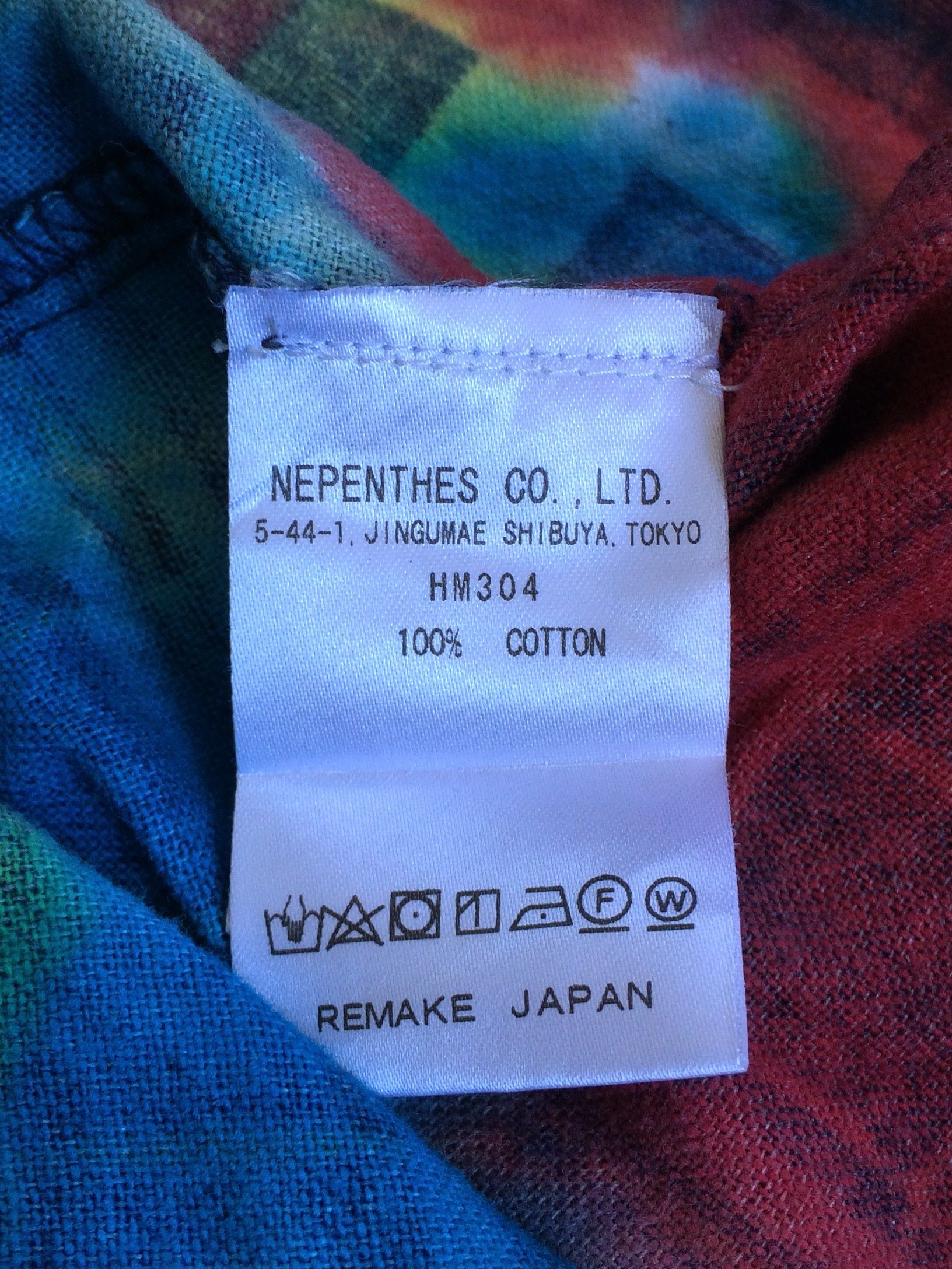 Needles Rebuild by Needles Wide 7 Cut Tie Dye Flannel Size US XL / EU 56 / 4 - 7 Thumbnail
