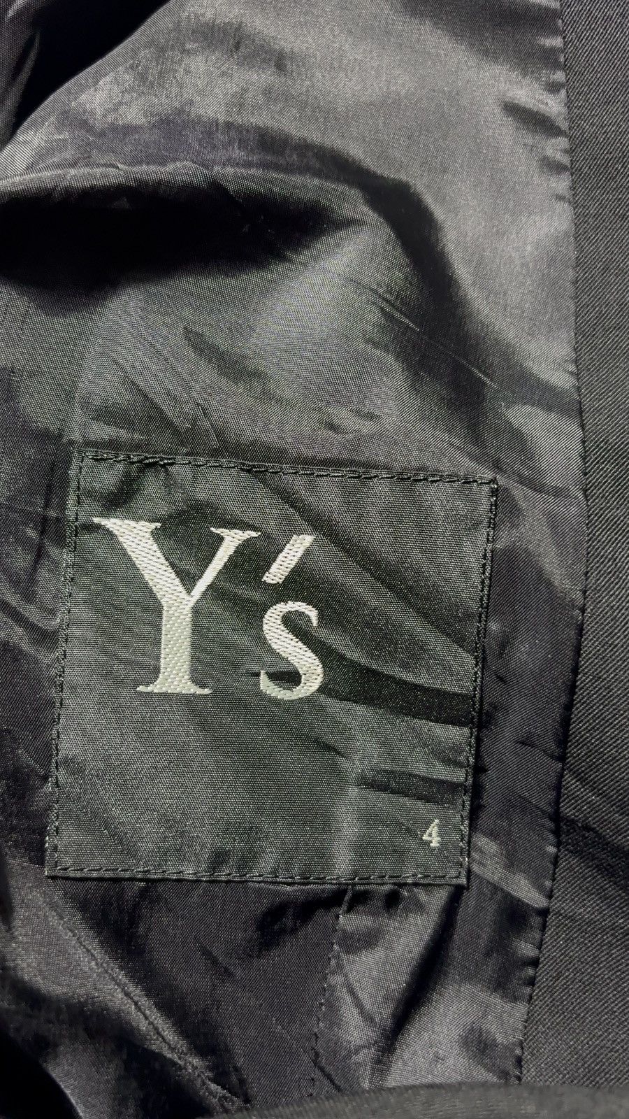 Y's Y’S YOHJI YAMAMOTO DETACHABLE COLLAR BLAZER Size 40S - 6 Thumbnail
