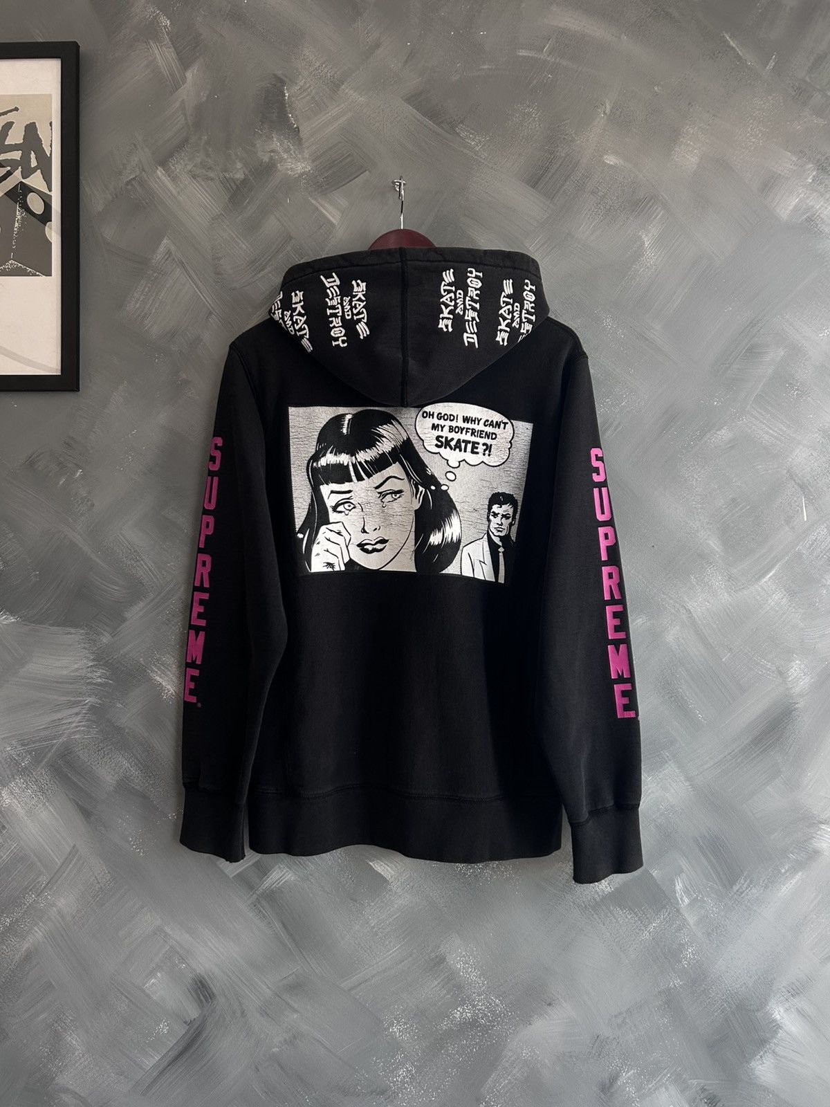 Supreme × Thrasher Supreme x Thrasher Boyfriend Hoodie Size US M / EU 48-50 / 2 - 1 Thumbnail