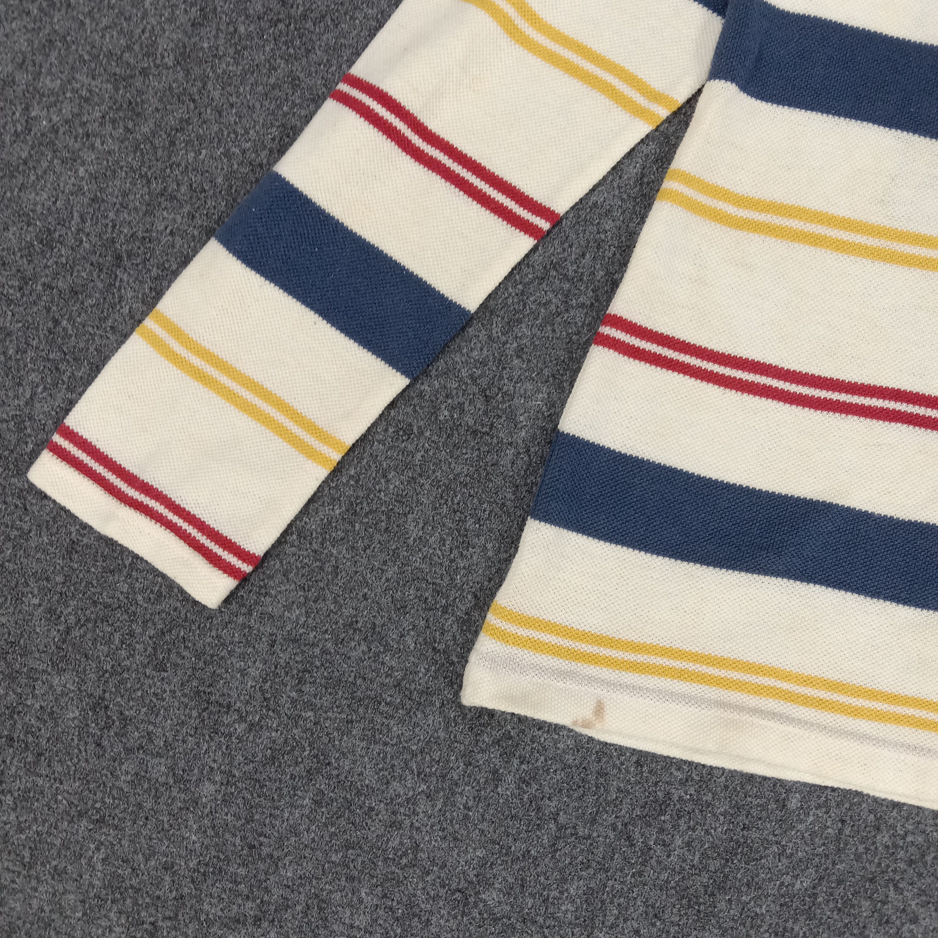 Hysteric Glamour × Japanese Brand × Vintage Hsyteric Glamour Japanese Brand Striped Polos Size XS / US 0-2 / IT 36-38 - 8 Thumbnail