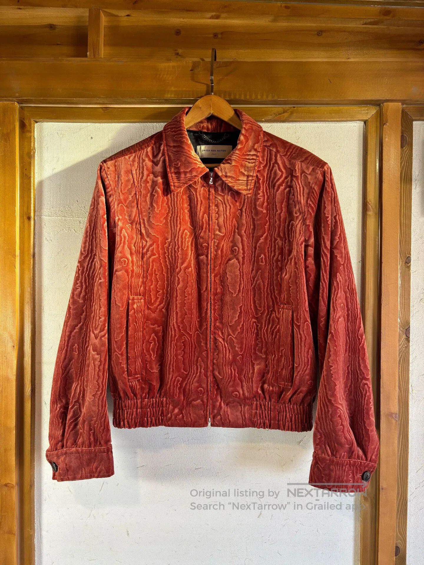 Dries Van Noten Dries Van Noten Water Ripple Velvet Boxy Jacket. Size US M / EU 48-50 / 2 - 1 Thumbnail